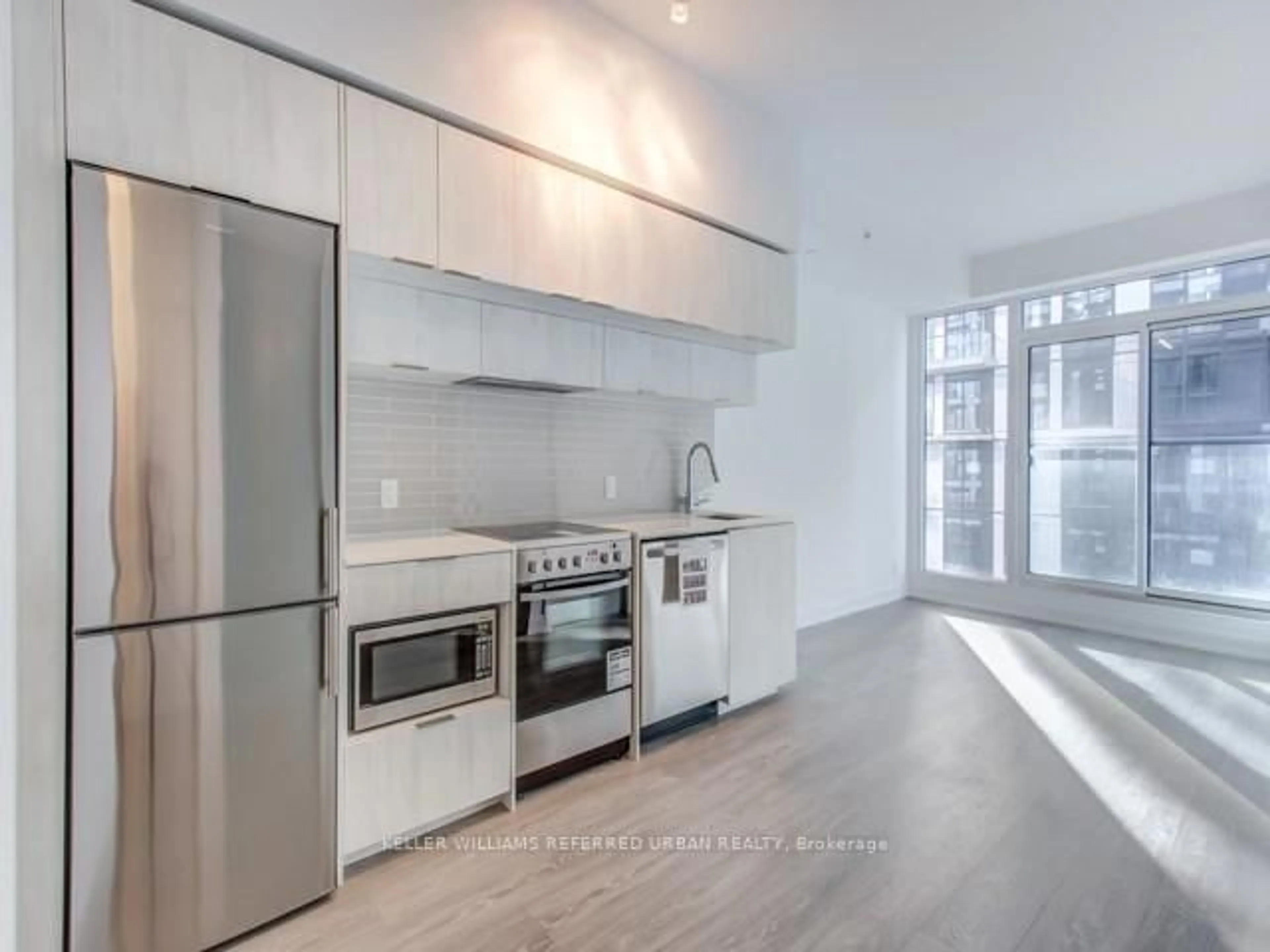 Open concept kitchen, unknown for 181 Dundas St #3601, Toronto Ontario M5A 0N5