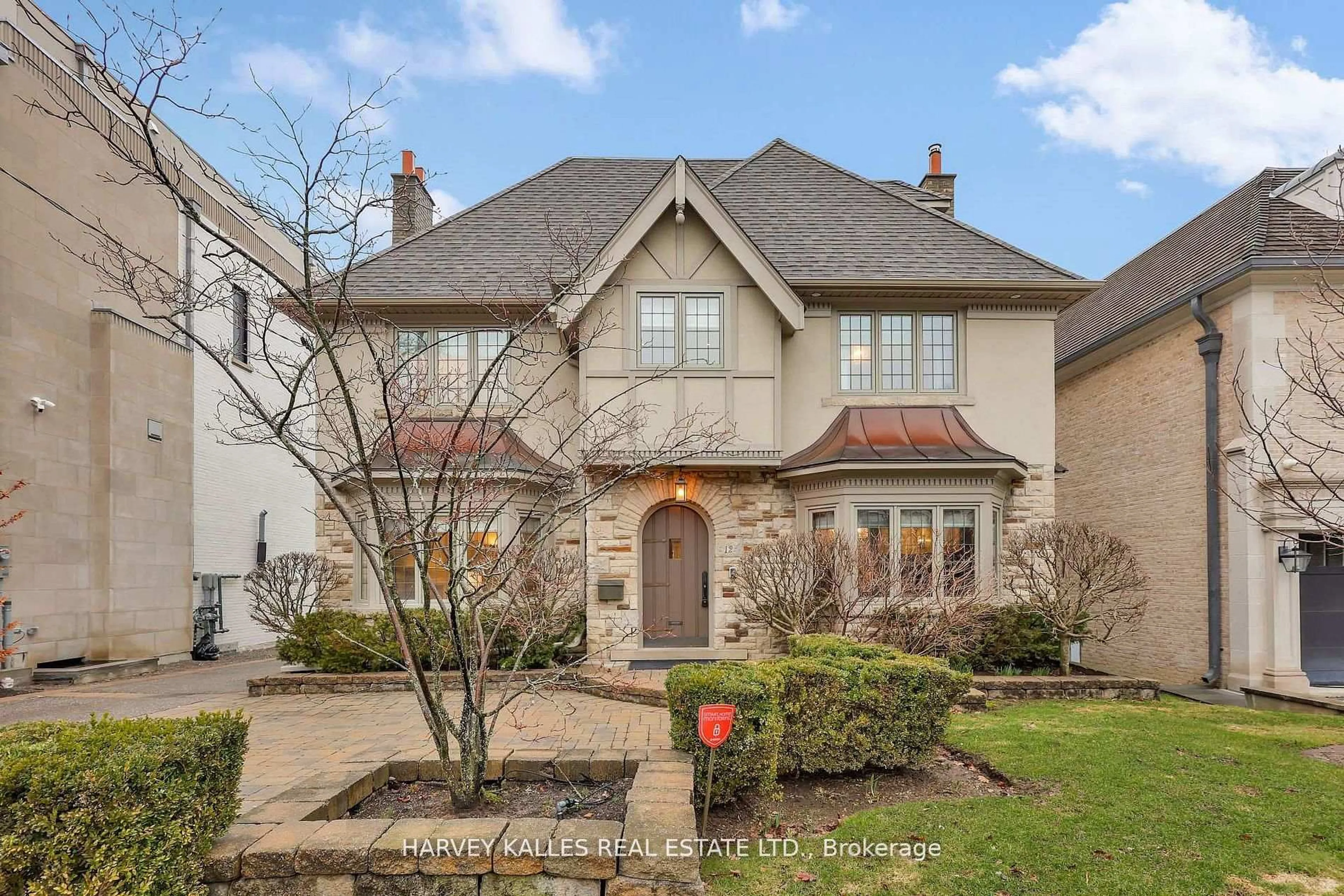Home with brick exterior material, street for 12 Killarney Rd, Toronto Ontario M5P 1L8