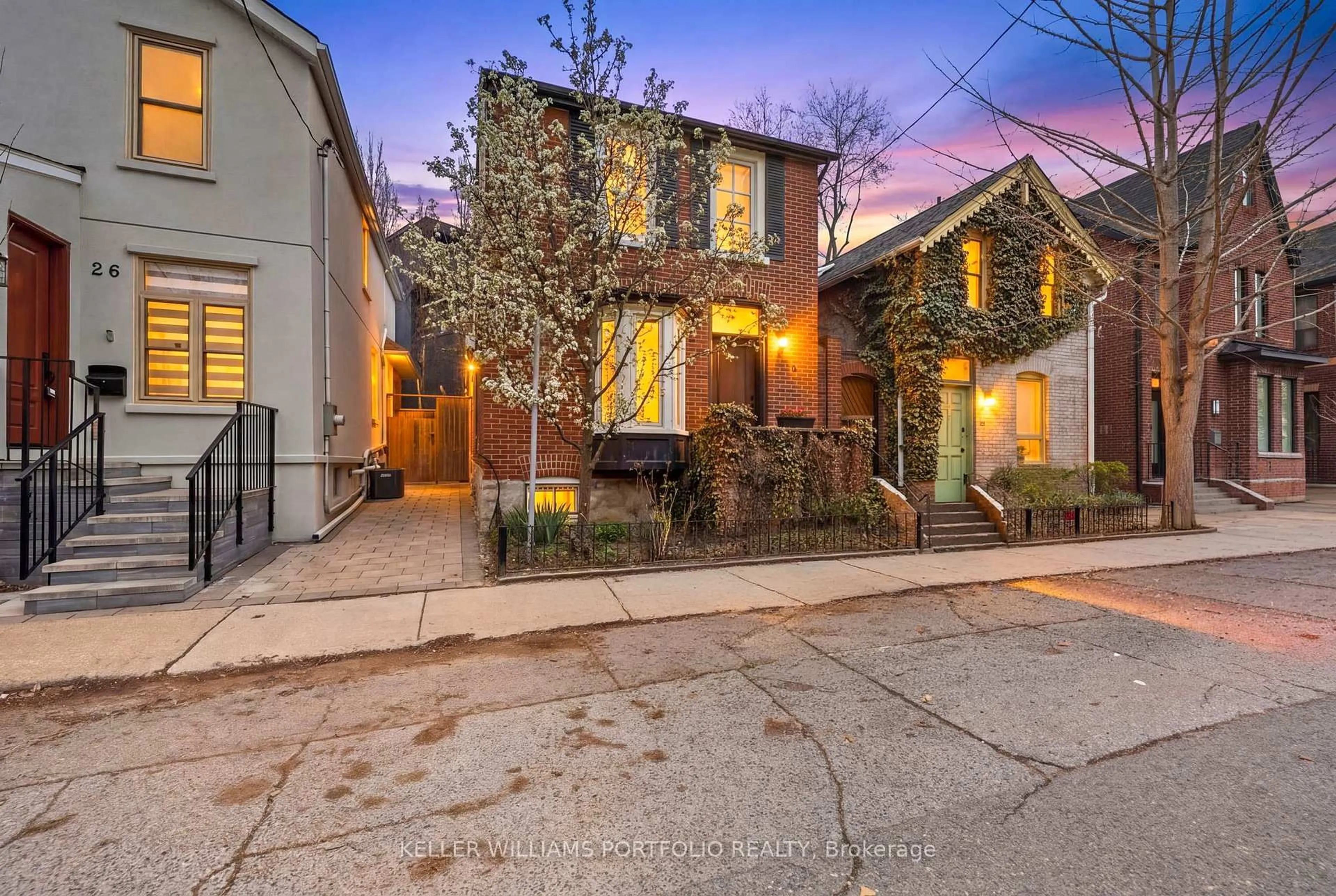 Home with brick exterior material, street for 24 Bishop St, Toronto Ontario M5R 1N2