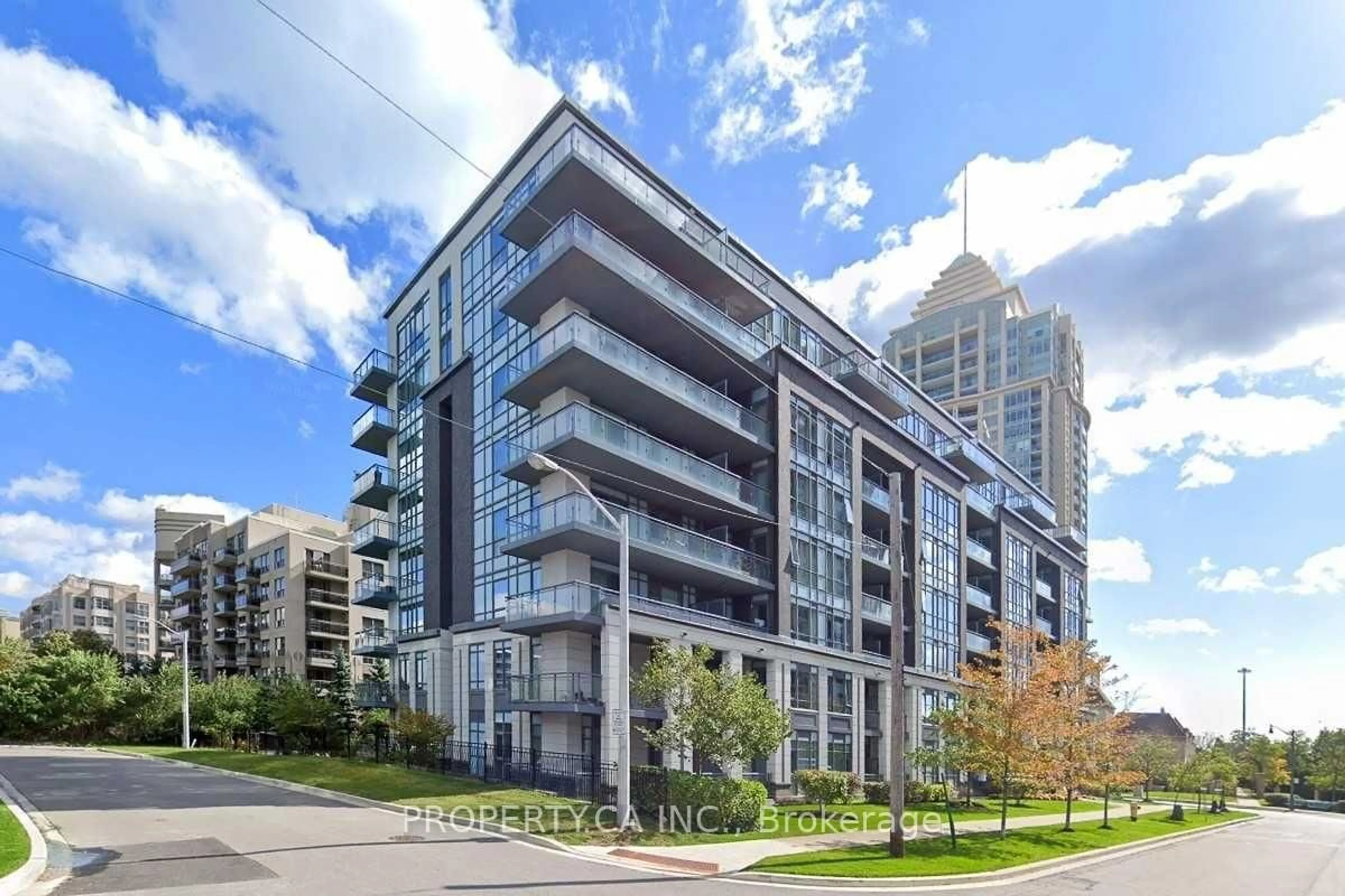 A pic from outside/outdoor area/front of a property/back of a property/a pic from drone, building for 17 Kenaston Gdns #516, Toronto Ontario M2K 0B9