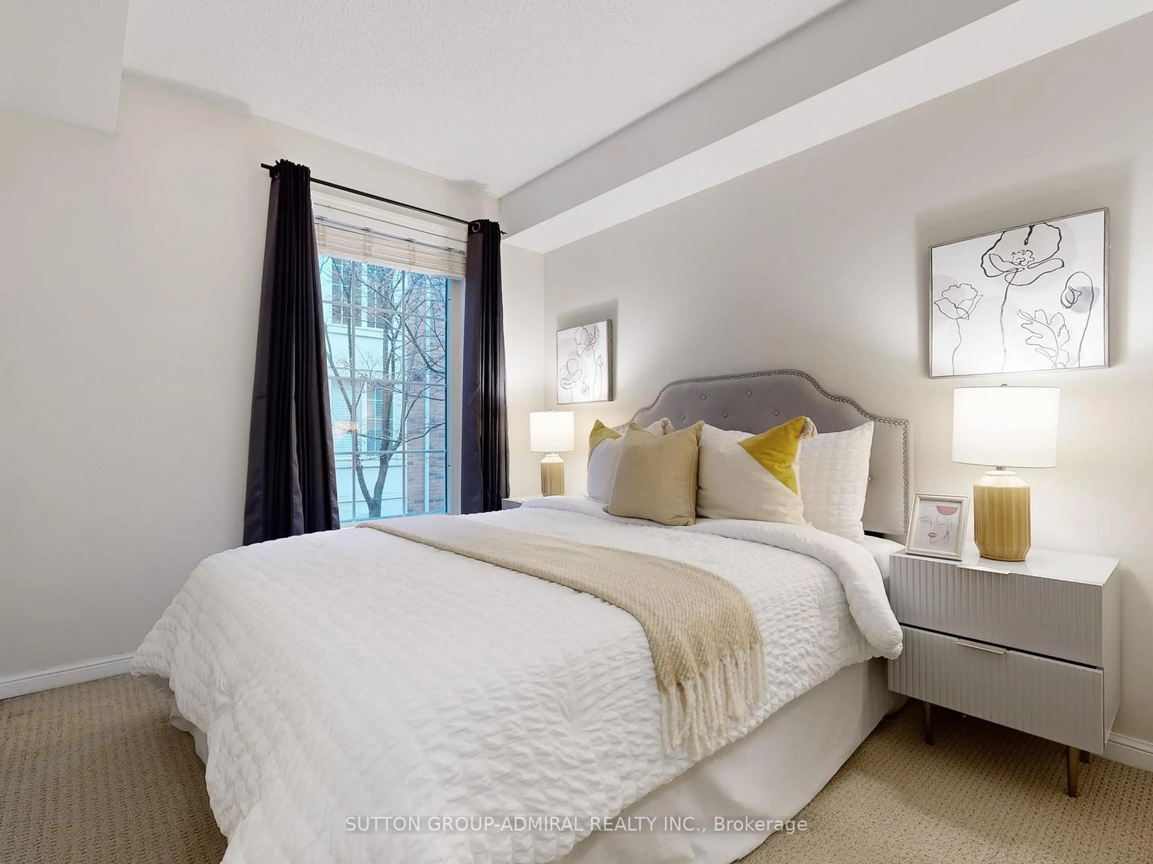 Bedroom with bed, unknown for 3 Everson Dr #516, Toronto Ontario M2N 7C2