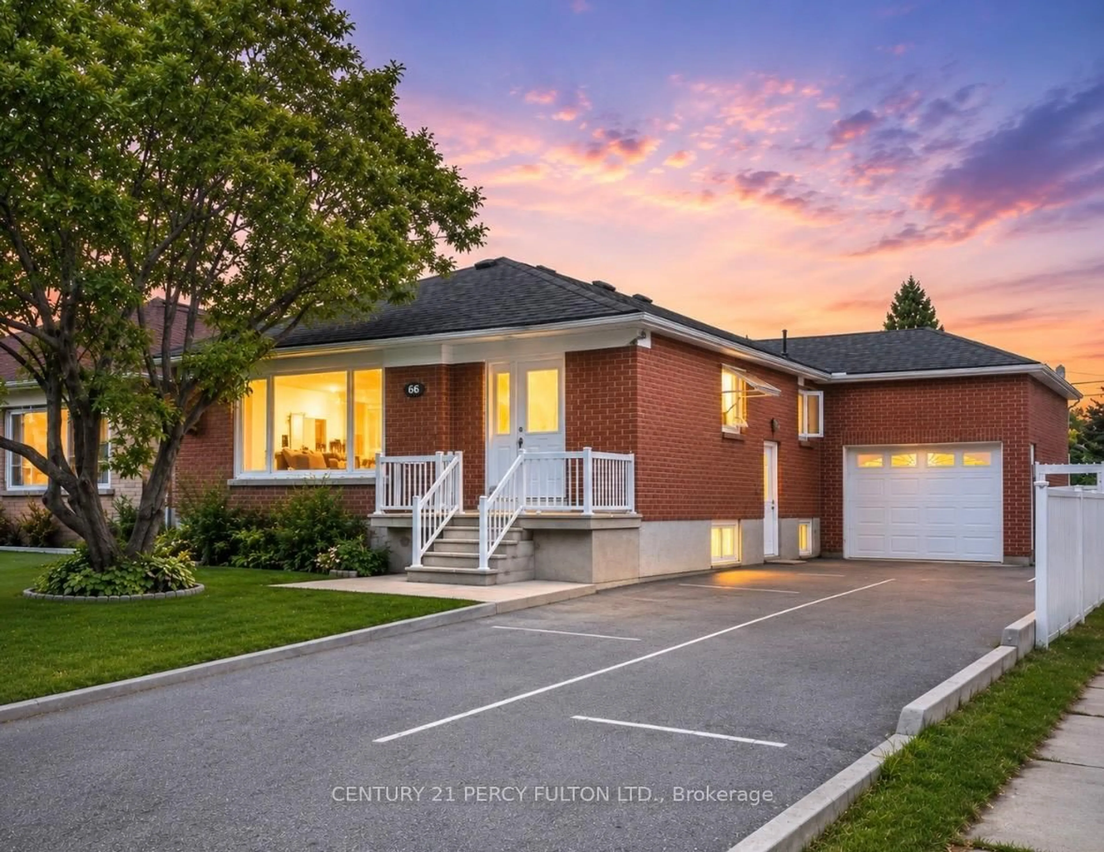Home with brick exterior material, street for 66 Acton Ave, Toronto Ontario M3H 4H1