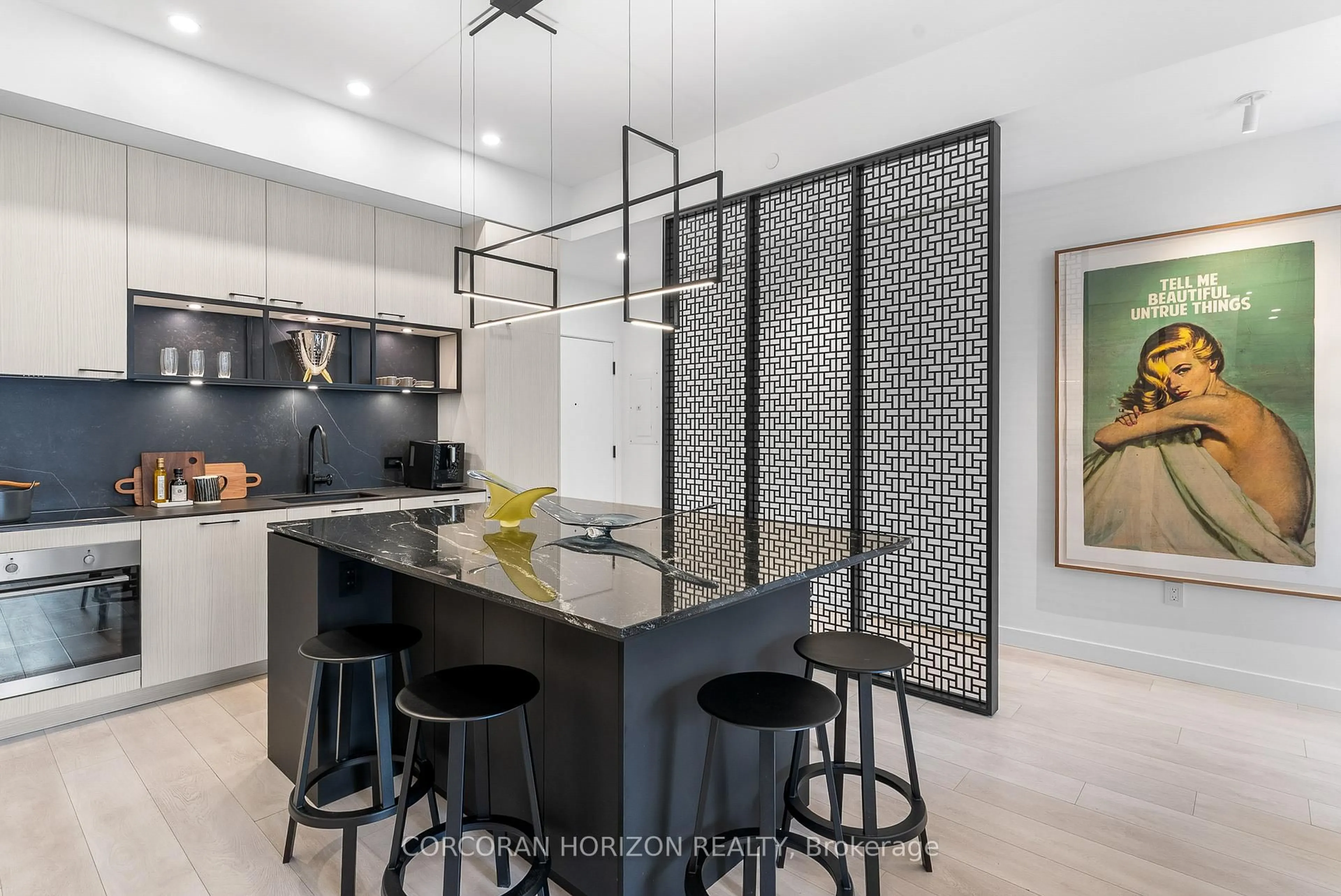 Contemporary kitchen, ceramic/tile floor for 505 Richmond St #419, Toronto Ontario M5V 0P4