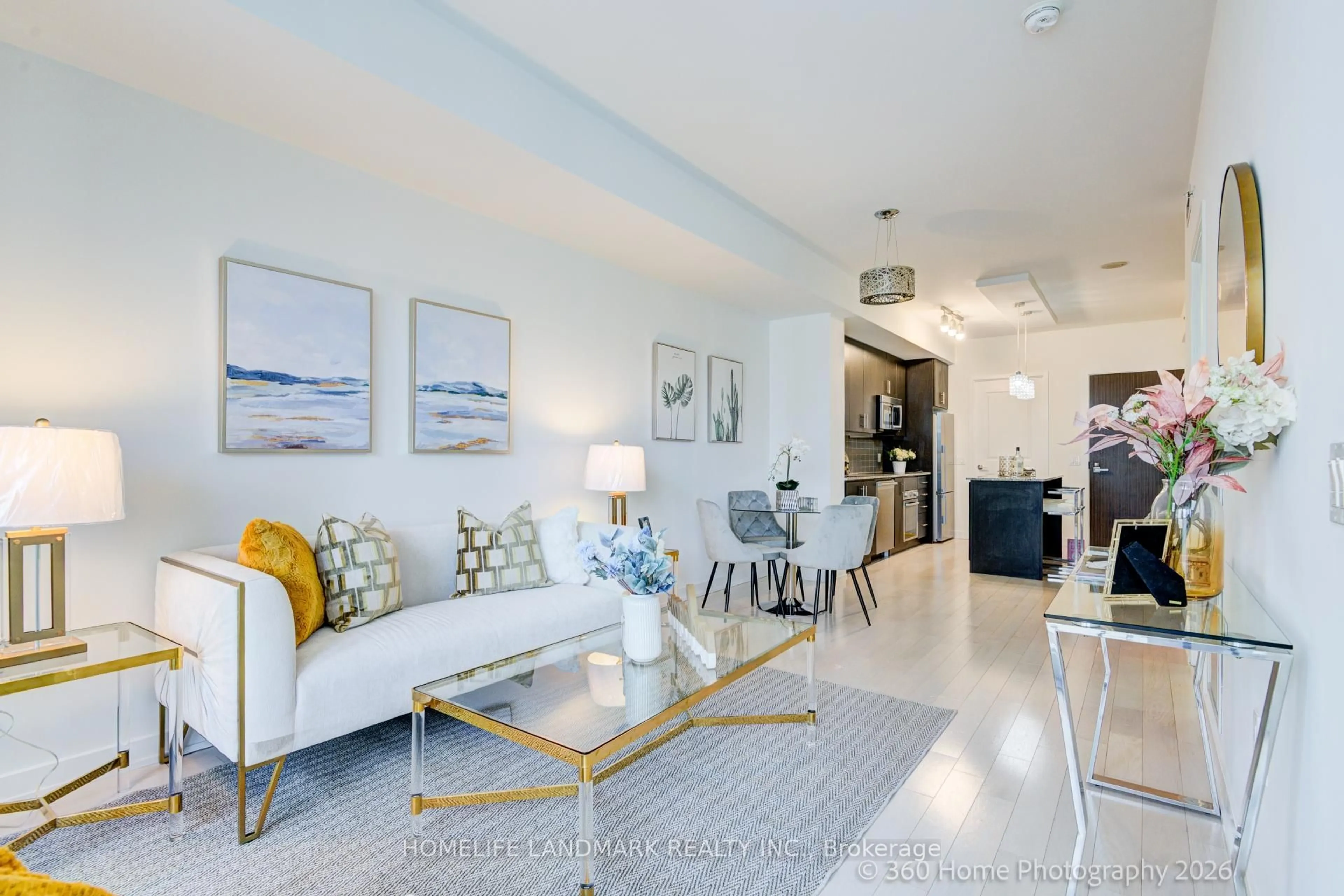 Living room with furniture, unknown for 1 The Esplanade #2603, Toronto Ontario M5E 0A8