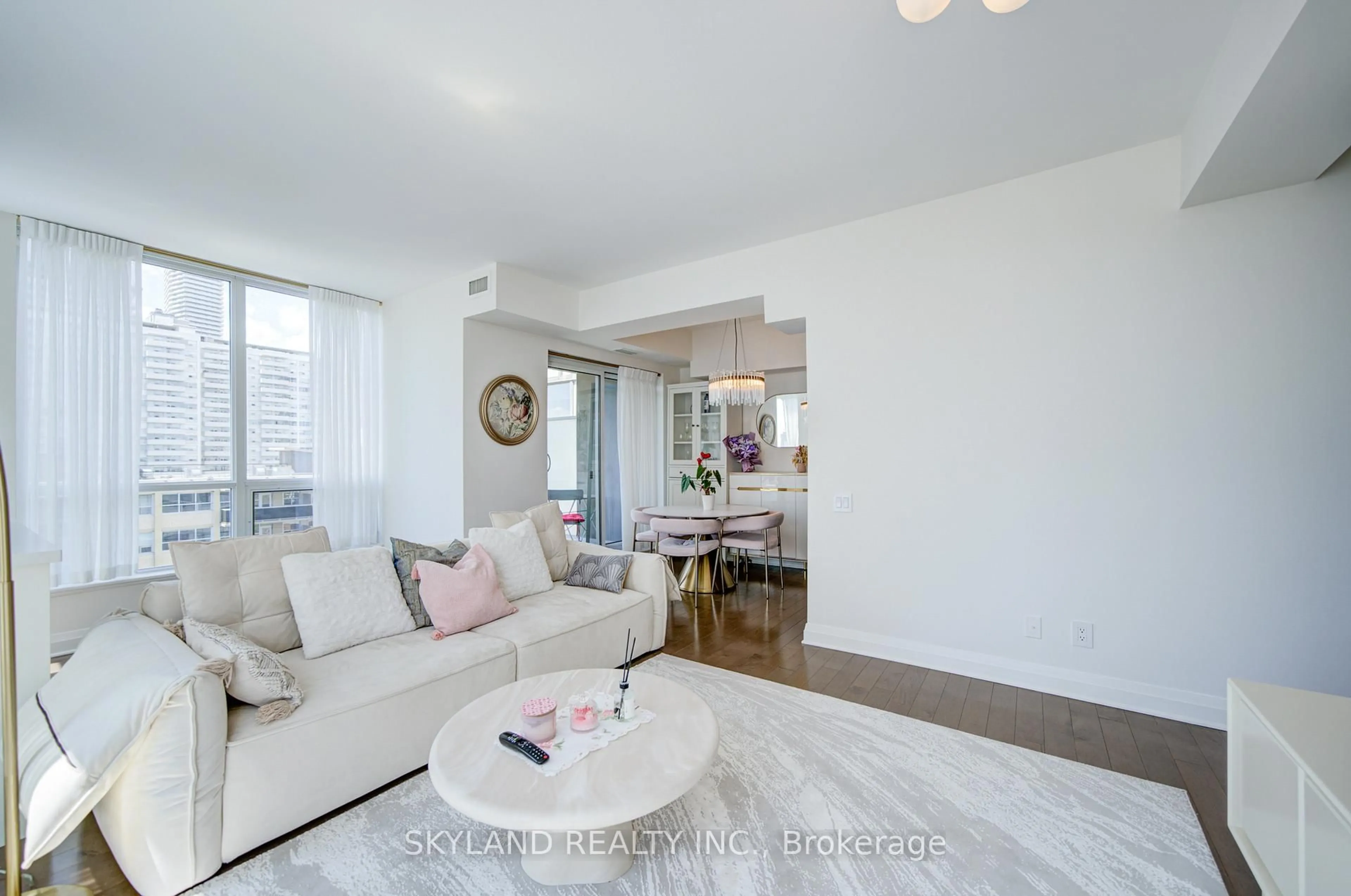 Living room with furniture, unknown for 83 Redpath Ave #1507, Toronto Ontario M4S 0A2