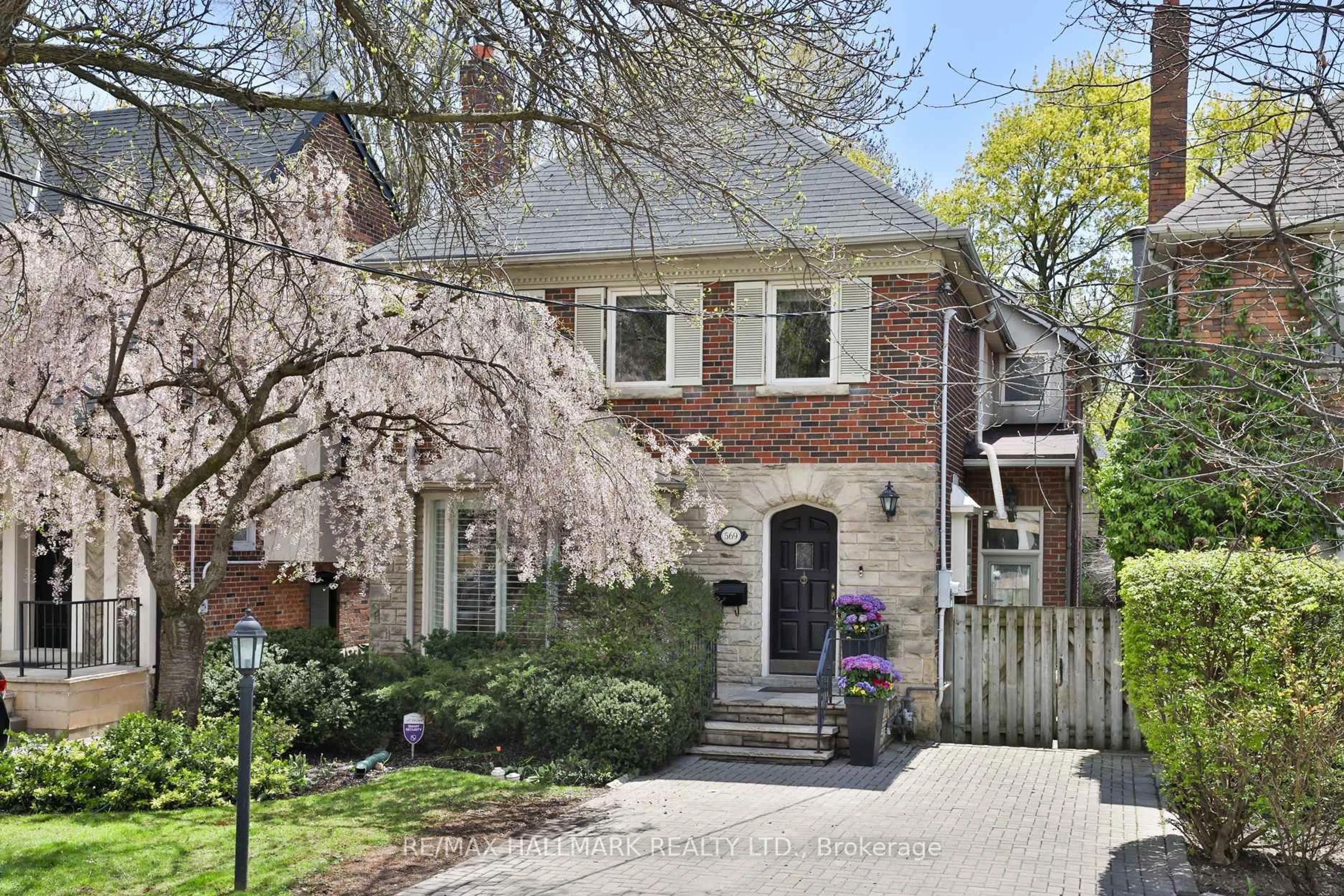 Home with brick exterior material, street for 569 Briar Hill Ave, Toronto Ontario M5N 1N1