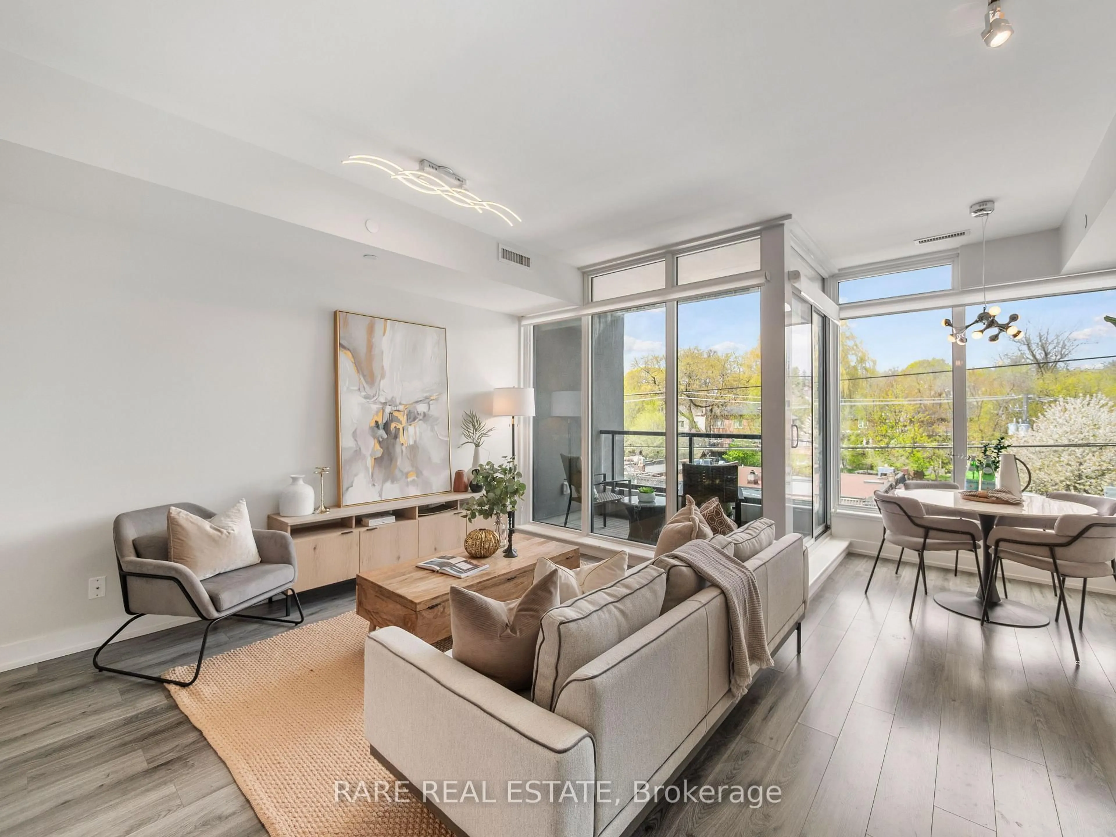 Living room with furniture, unknown for 170 Chiltern Hill Rd #409, Toronto Ontario M6C 0A9