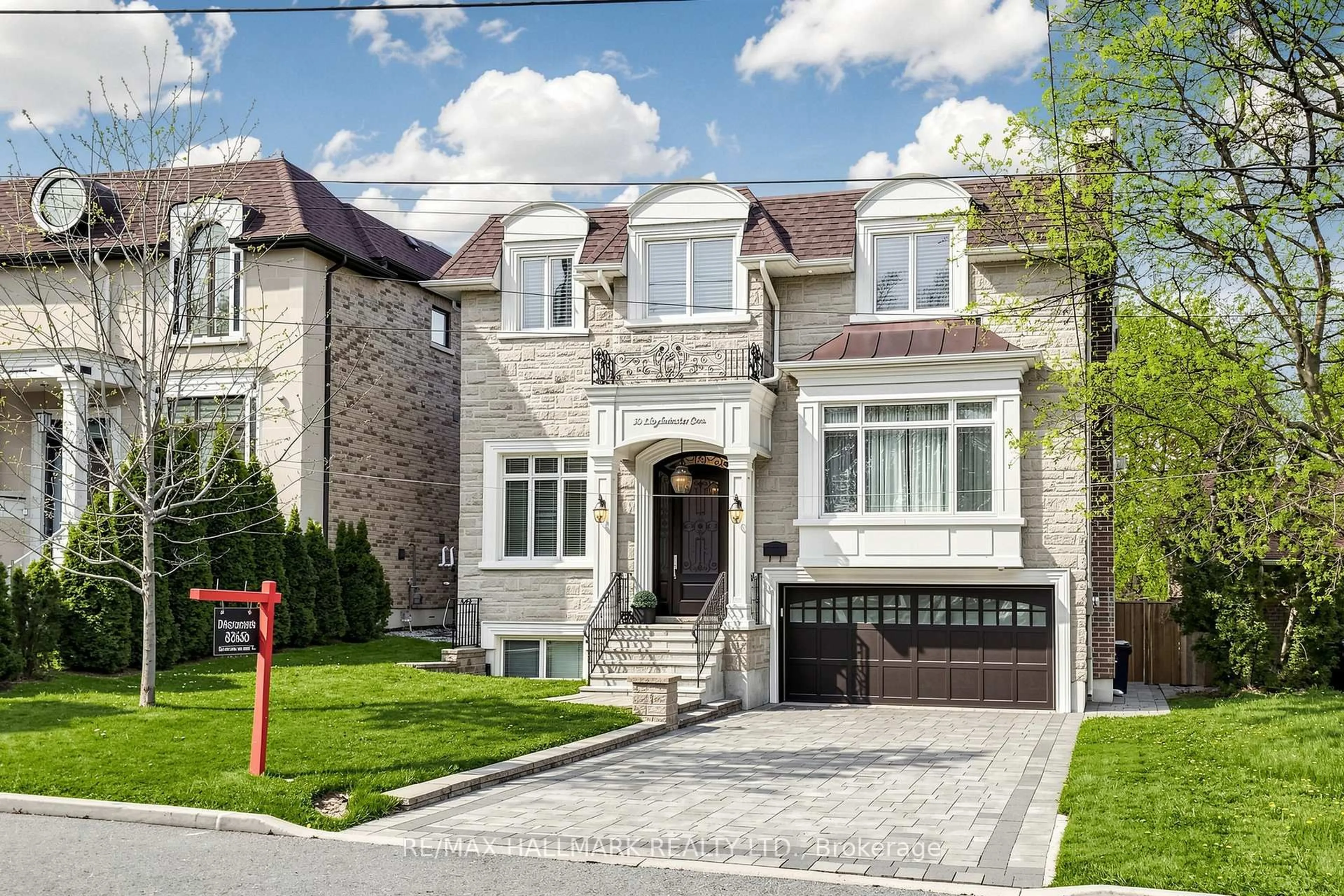 Home with brick exterior material, street for 50 LLOYDMINSTER Cres, Toronto Ontario M2M 2S1
