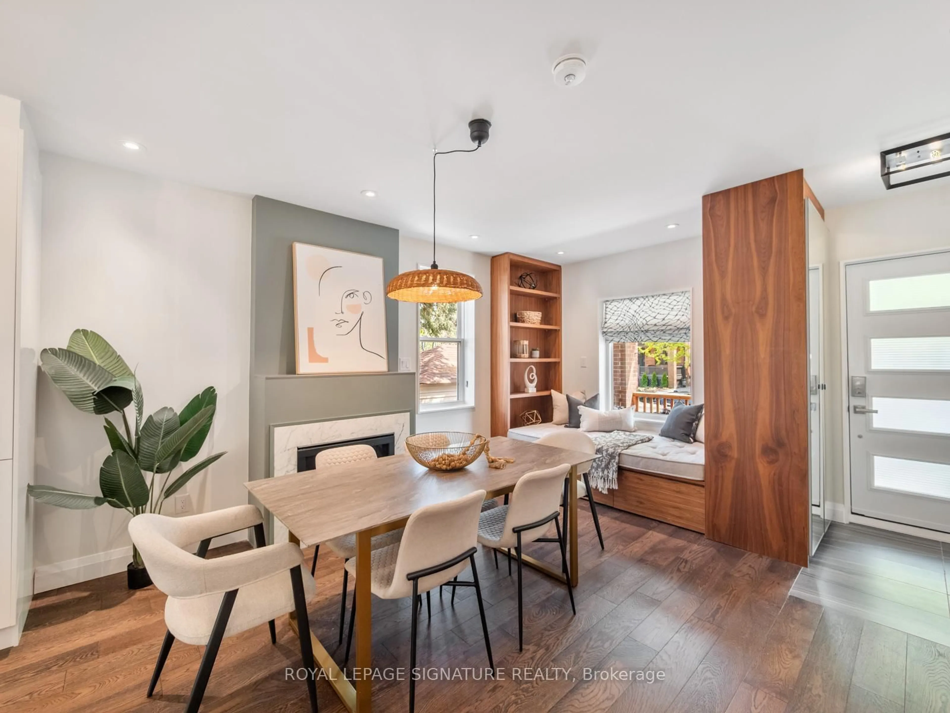 Dining room, wood/laminate floor for 422 Davisville Ave, Toronto Ontario M4S 1H6