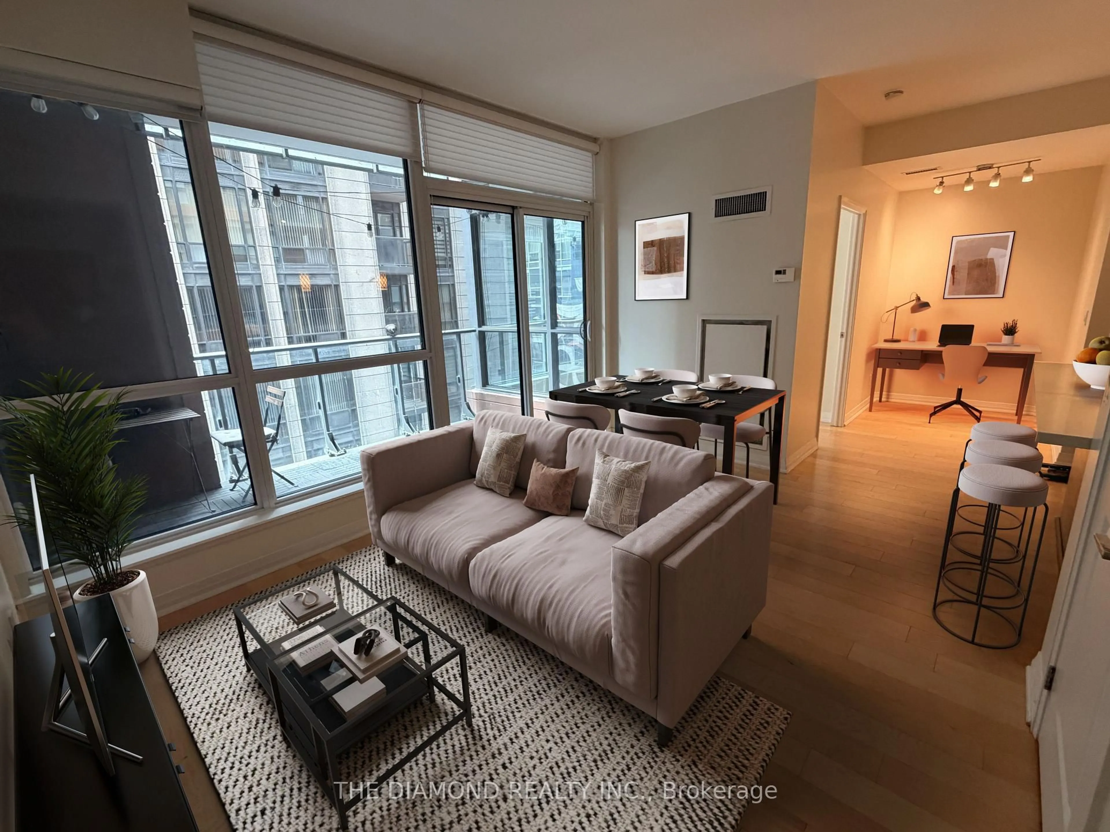 Living room with furniture, unknown for 8 Mercer St #1506, Toronto Ontario M5V 0C4