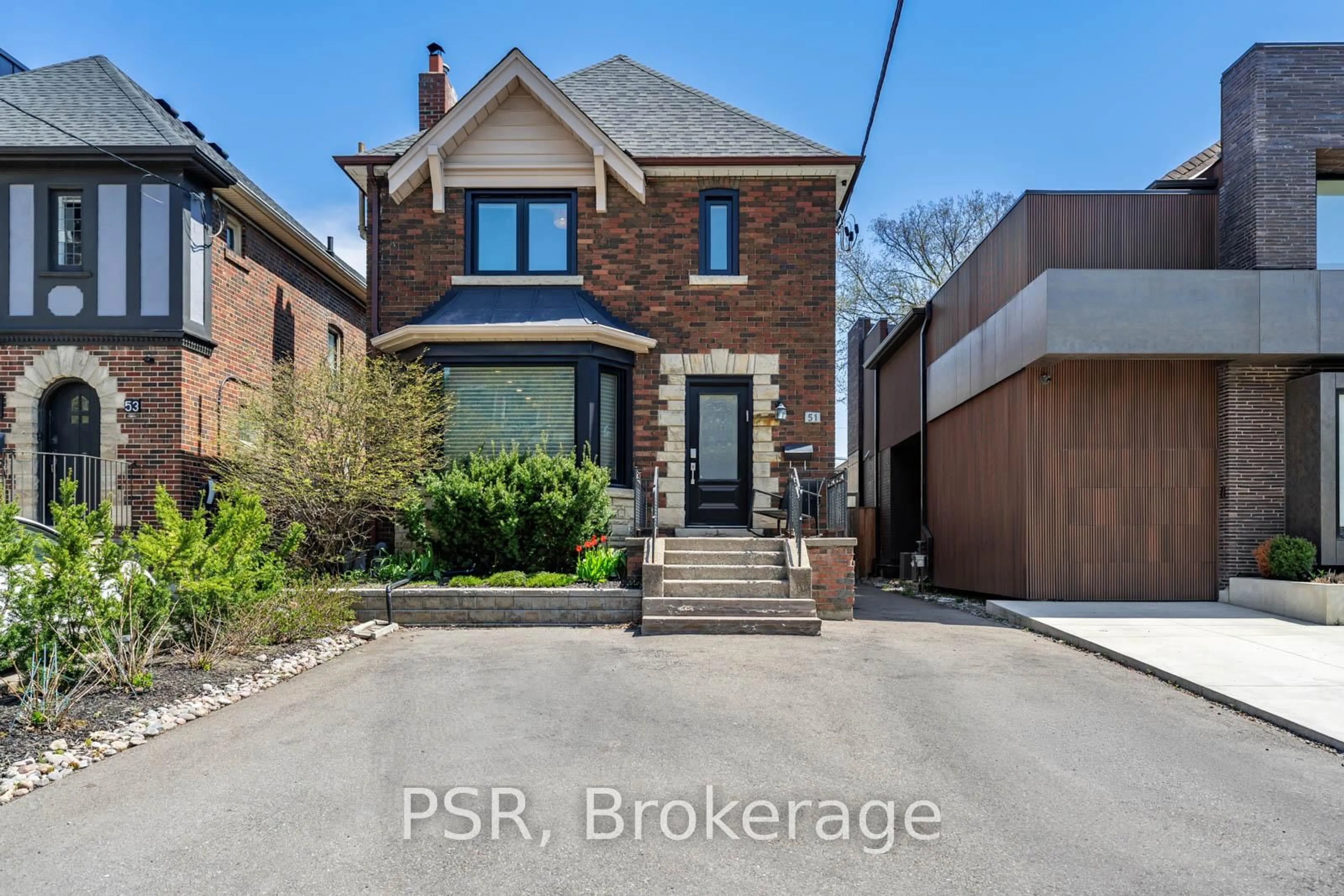 Home with brick exterior material, street for 51 Camberwell Rd, Toronto Ontario M6C 3E7