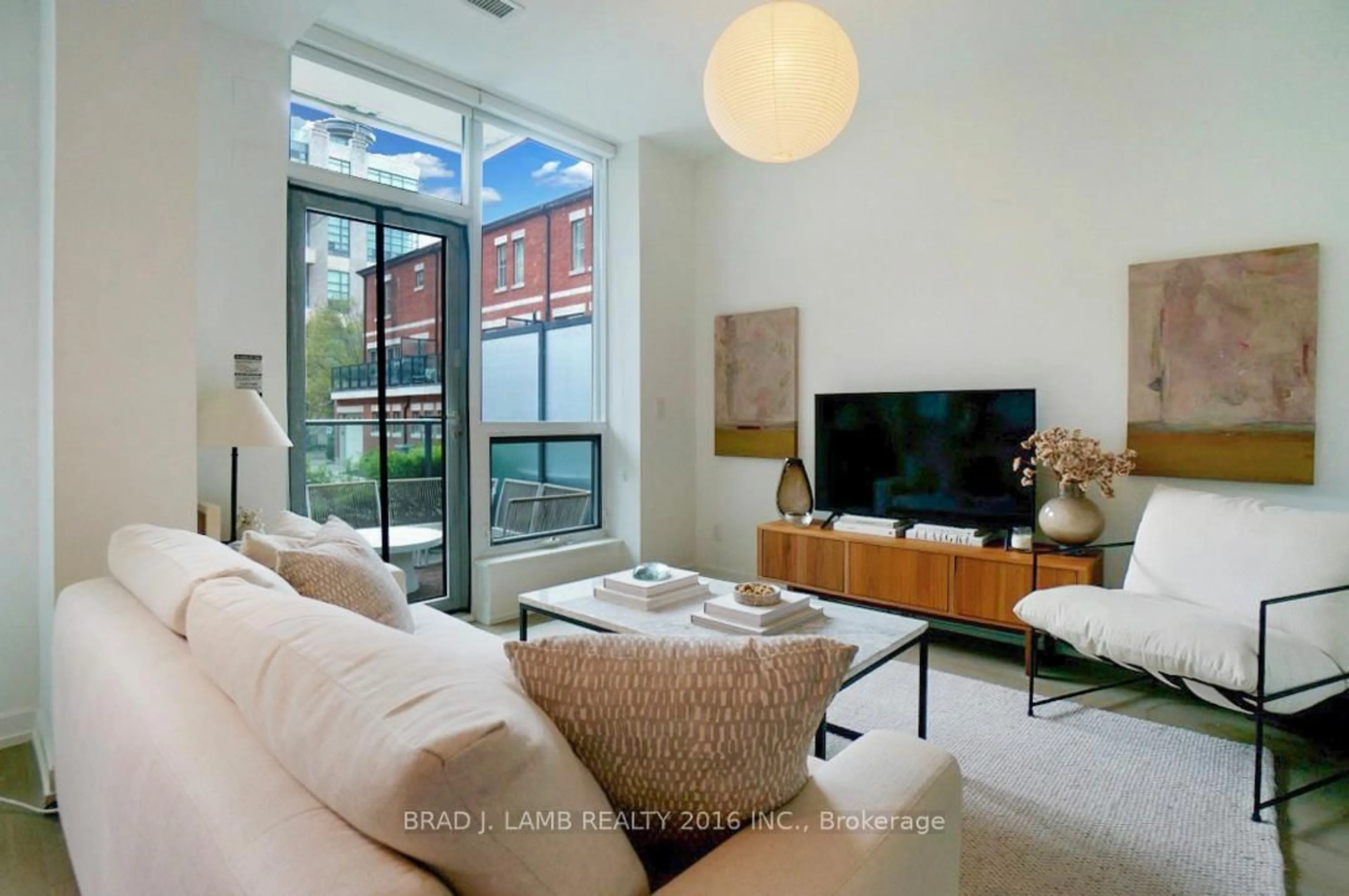 Living room with furniture, unknown for 377 Madison Ave #102, Toronto Ontario M4V 3E1