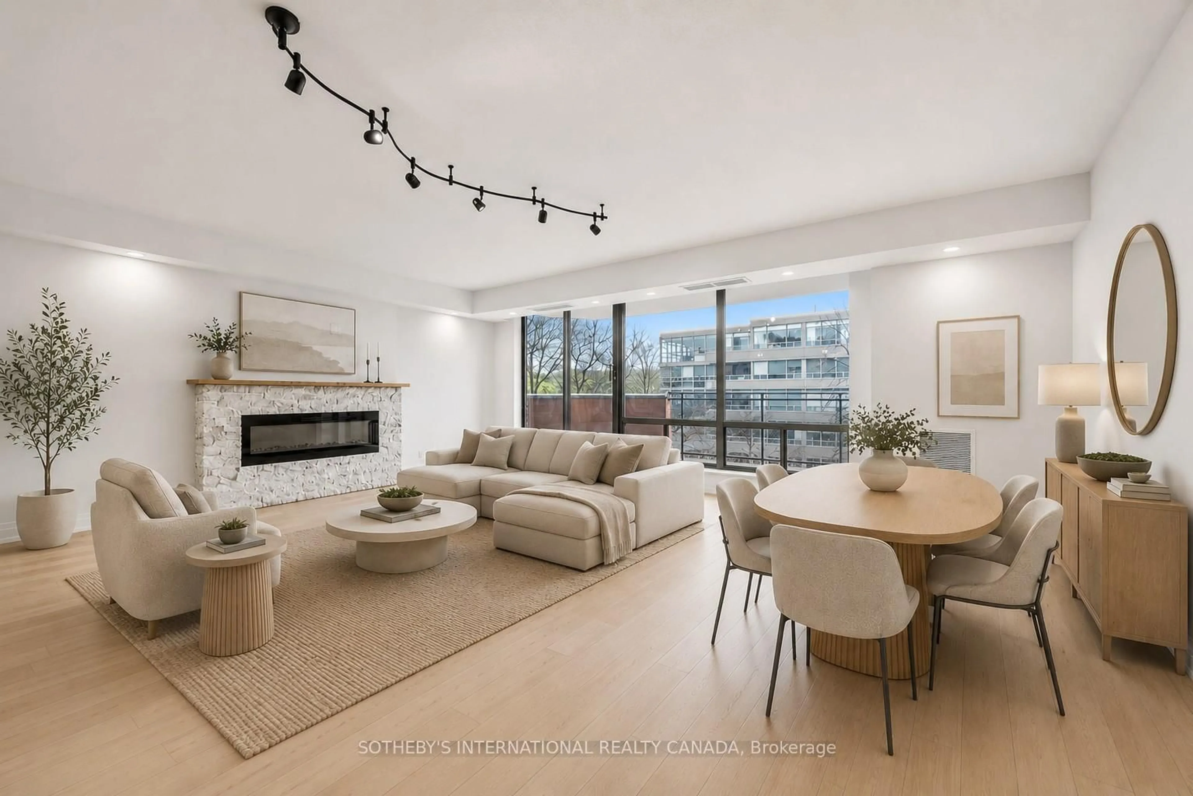 Living room with furniture, unknown for 260 Heath St #410, Toronto Ontario M5P 3L6