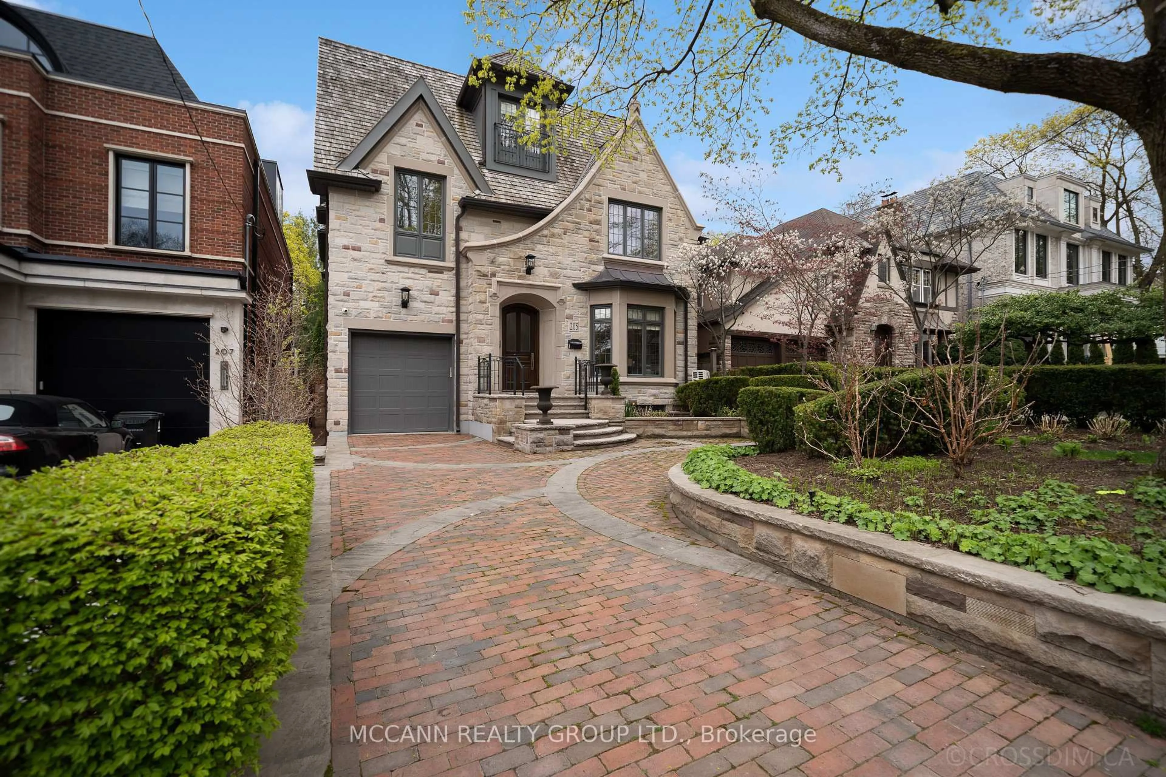 Home with brick exterior material, street for 205 Rosemary Rd, Toronto Ontario M5P 3E2