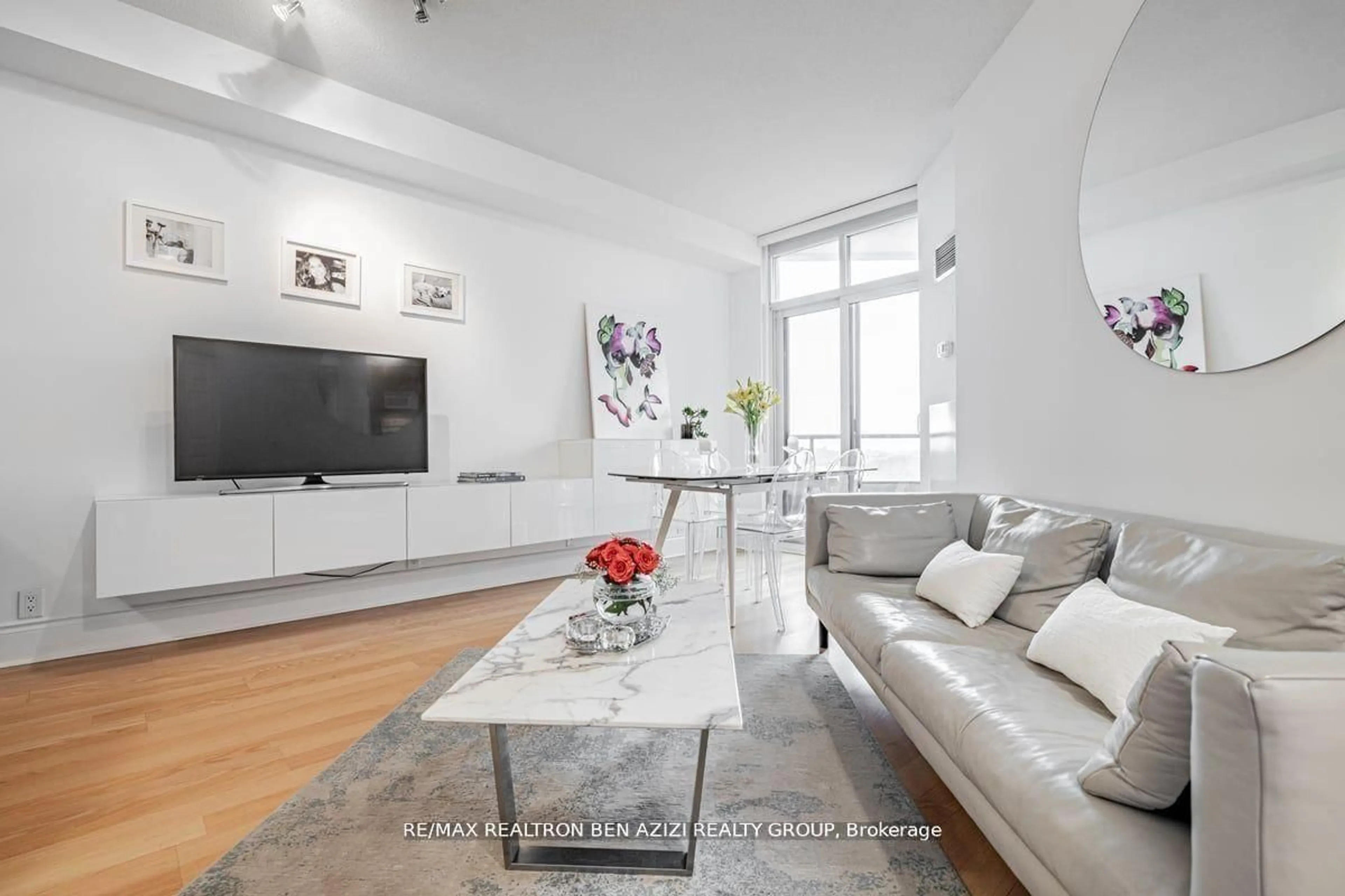 Living room with furniture, unknown for 80 Harrison garden Blvd #2324, Toronto Ontario M2N 7E3
