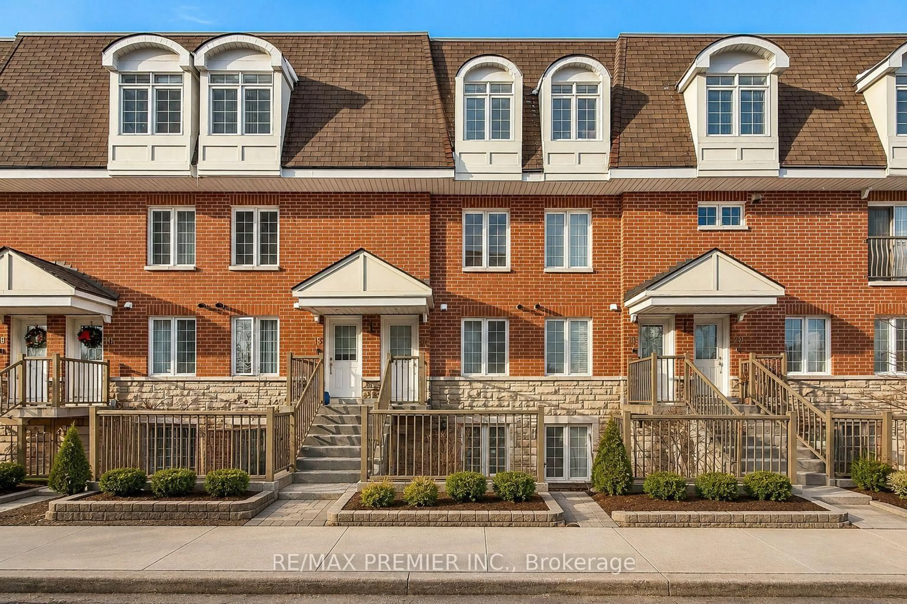 Home with brick exterior material, street for 55 Cedarcroft Blvd #17, Toronto Ontario M2R 3Y1