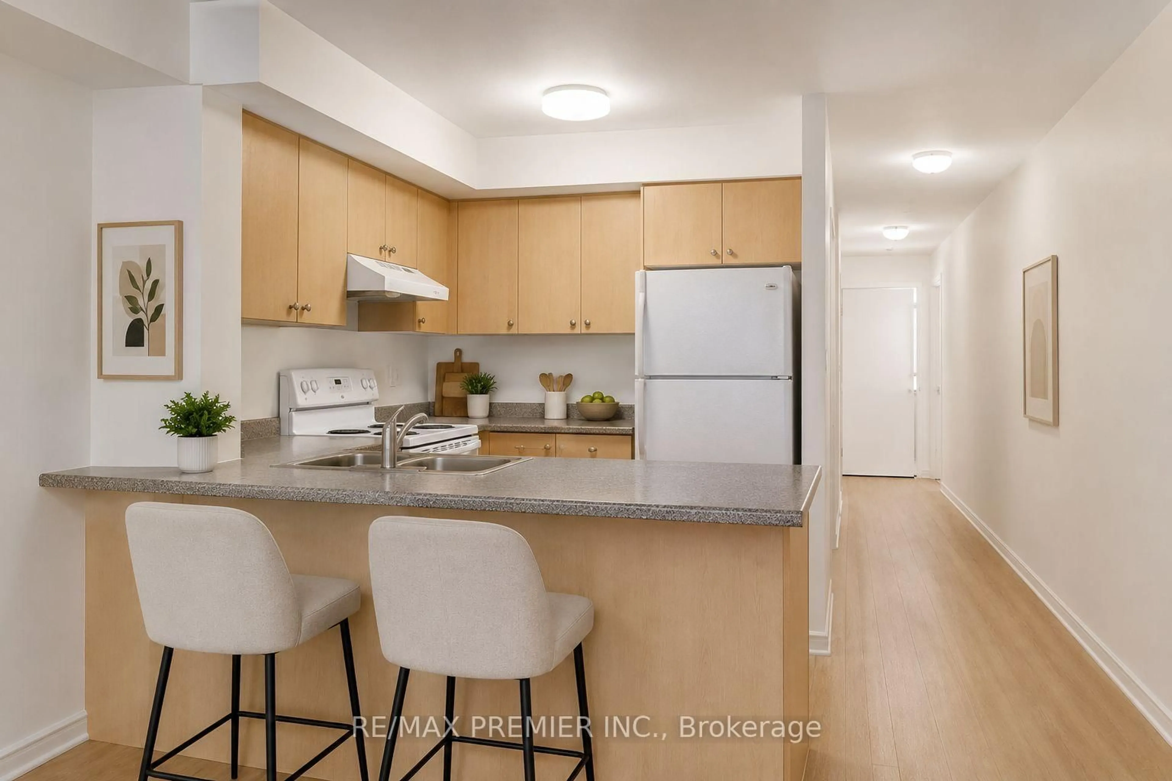 Standard kitchen, unknown for 55 Cedarcroft Blvd #17, Toronto Ontario M2R 3Y1