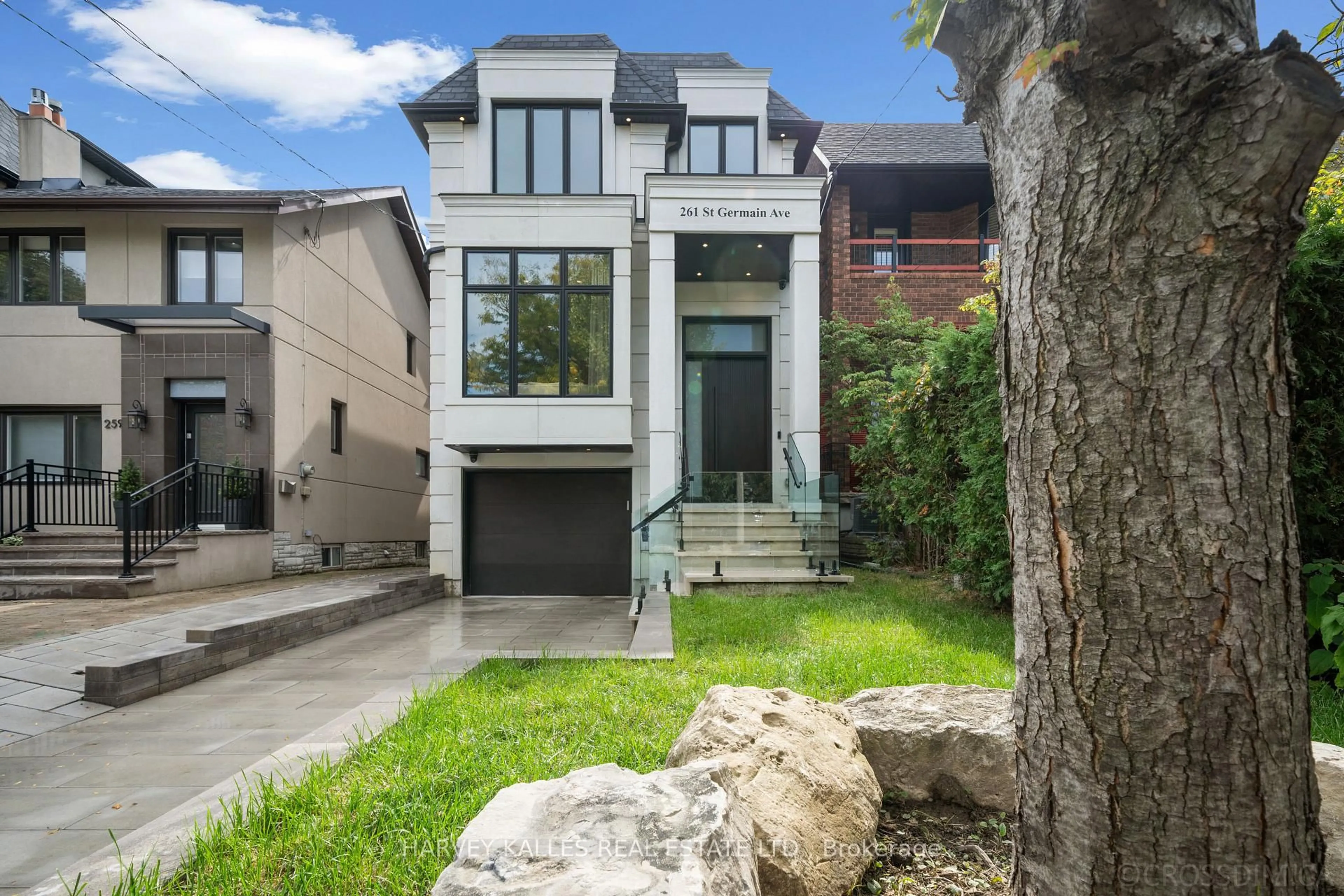Home with brick exterior material, street for 261 St Germain Ave, Toronto Ontario M5M 1W4