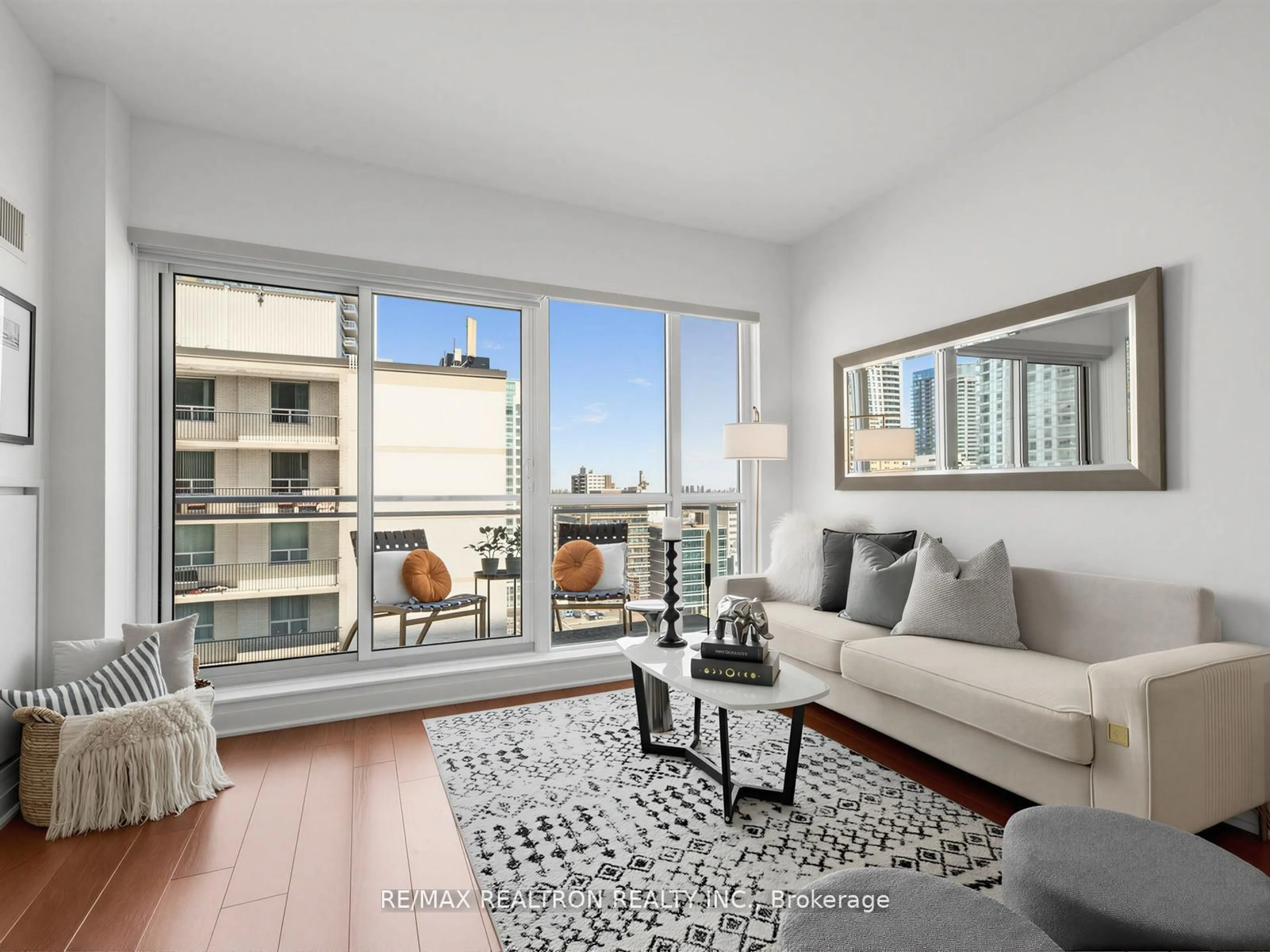 Living room with furniture, unknown for 83 Redpath Ave #1101, Toronto Ontario M4S 0A2