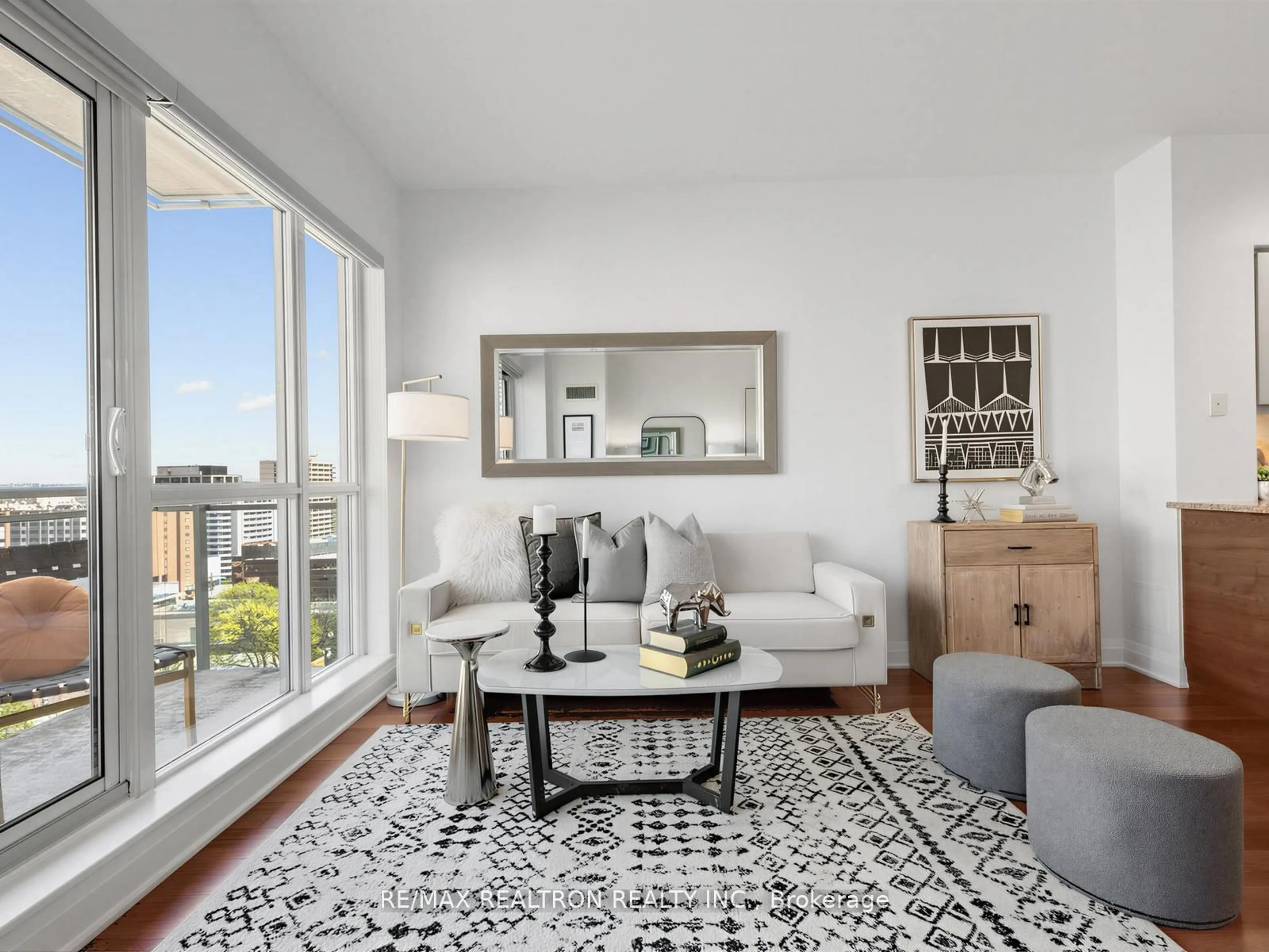 Living room with furniture, unknown for 83 Redpath Ave #1101, Toronto Ontario M4S 0A2