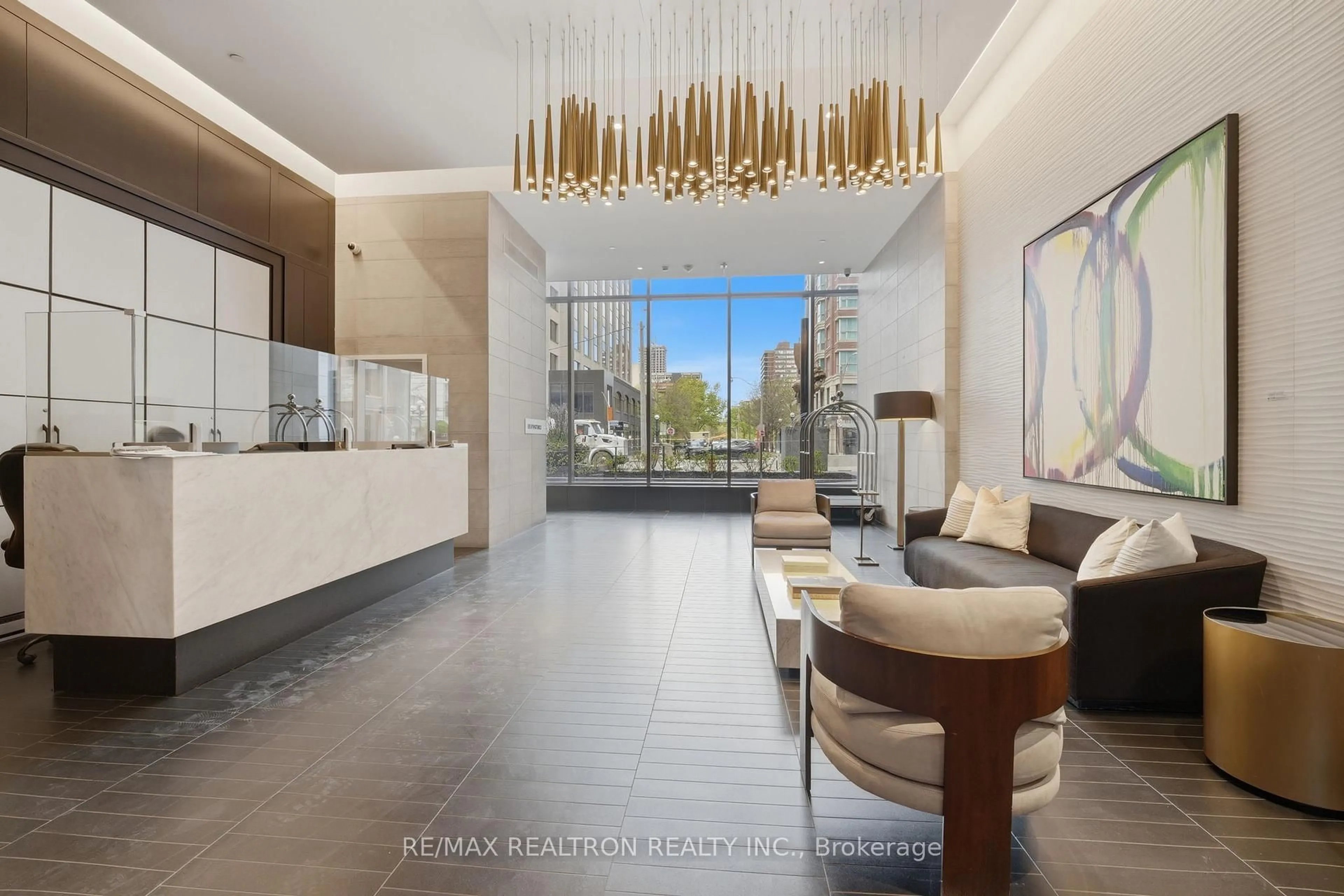 Lobby for 188 Cumberland St #1501, Toronto Ontario M5R 0B6