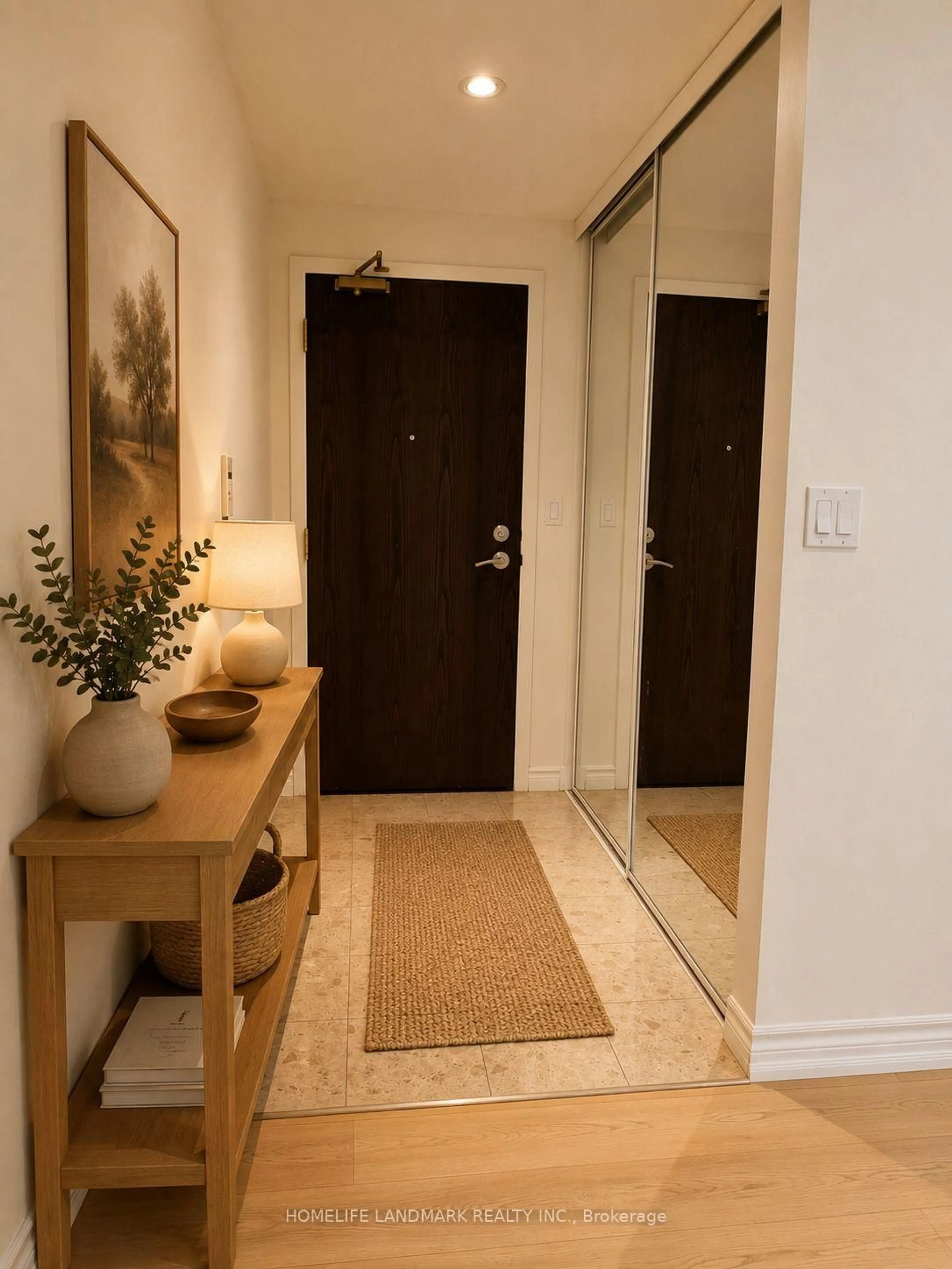 Indoor entryway for 18 Spring Garden Ave #2102, Toronto Ontario M2N 7M2