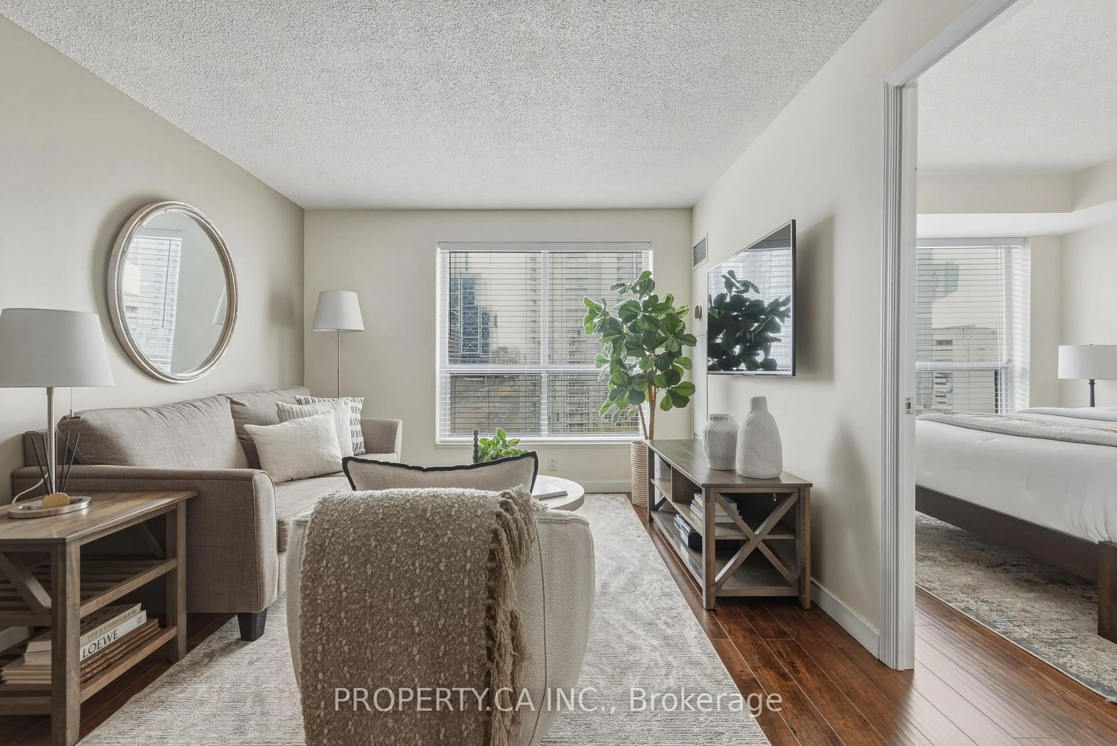 Living room with furniture, unknown for 410 Queens Quay #1105, Toronto Ontario M5V 3T1