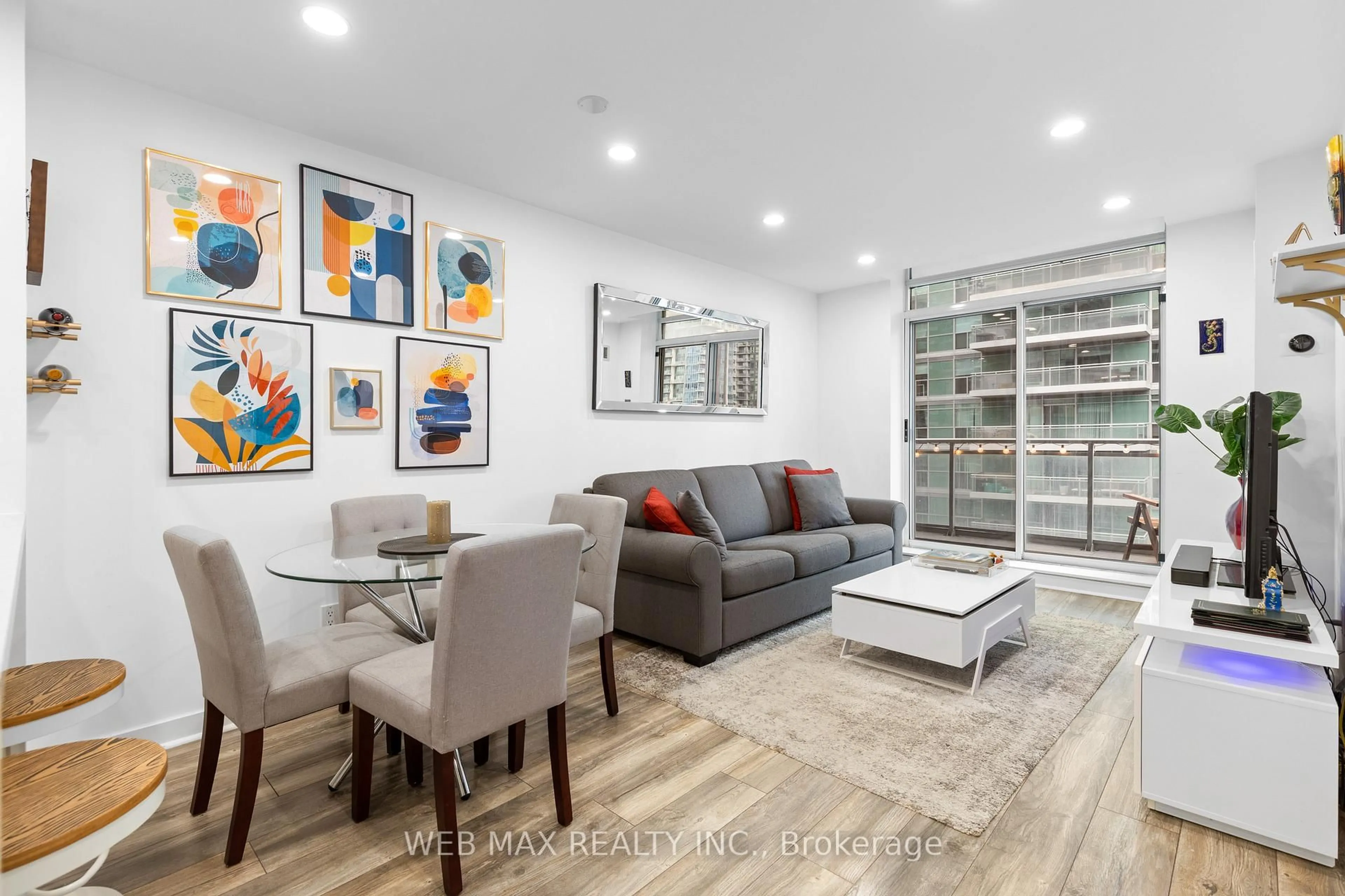 Living room with furniture, unknown for 50 Lynn Williams St #916, Toronto Ontario M6K 3R9
