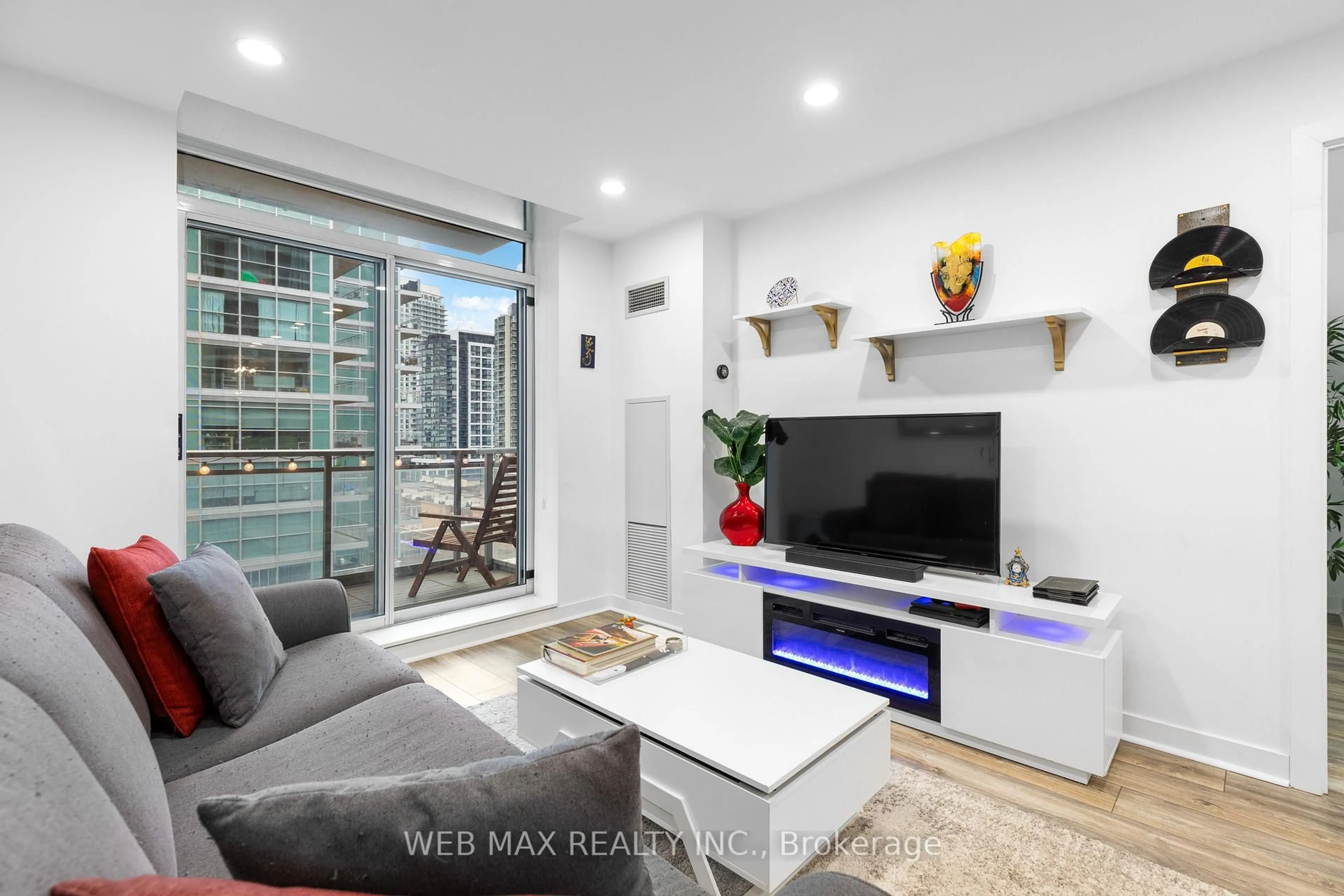 Living room with furniture, unknown for 50 Lynn Williams St #916, Toronto Ontario M6K 3R9