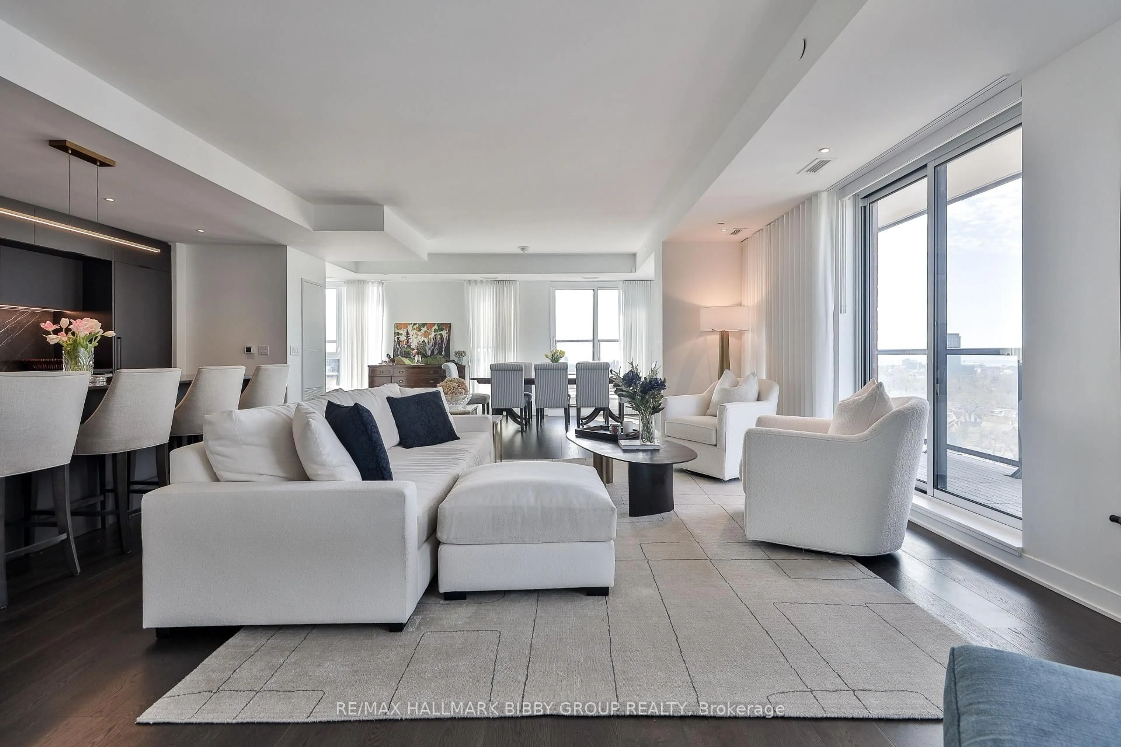 Living room with furniture, unknown for 185 Alberta Ave #1105, Toronto Ontario M6C 0A5