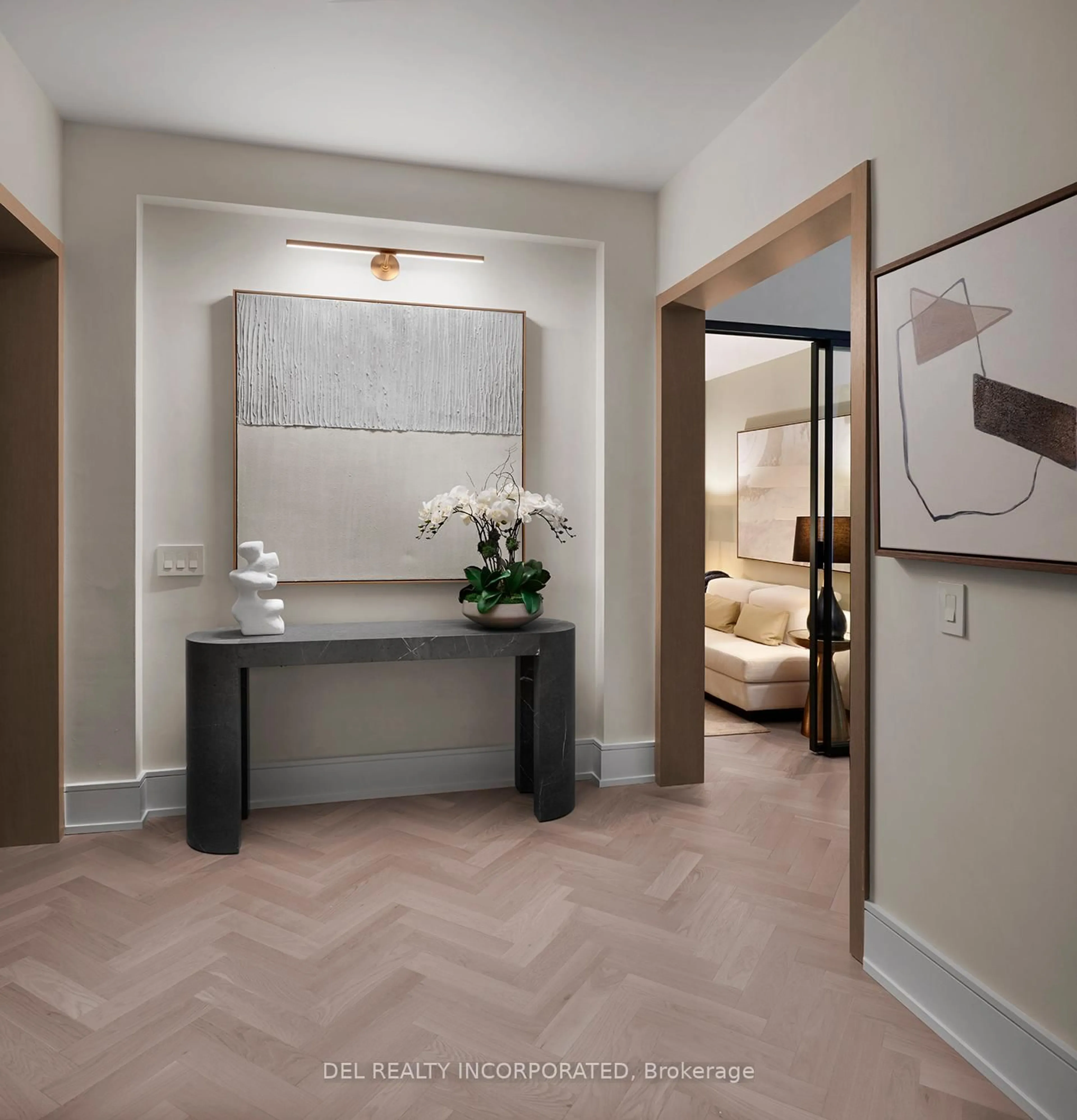 Indoor entryway for 155 Merchants' Wharf #LPH03, Toronto Ontario M5A 0Y4