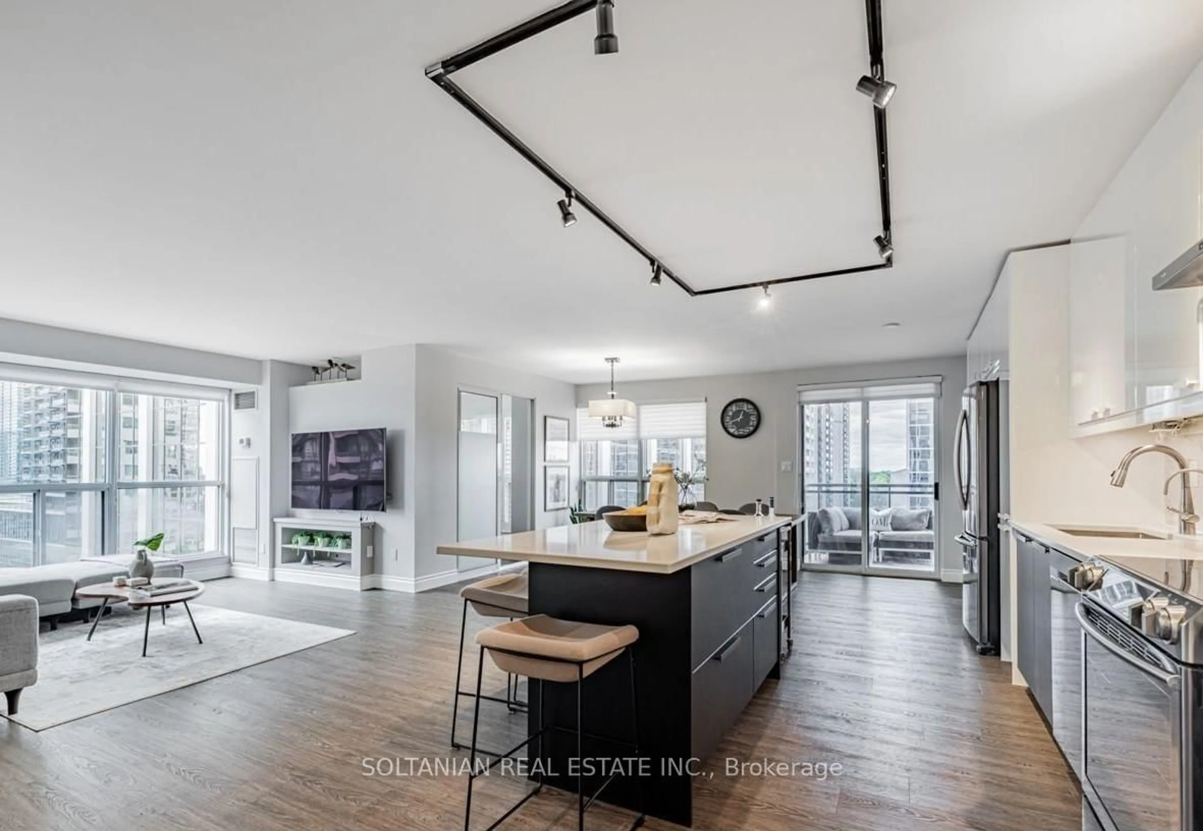 Open concept kitchen, unknown for 18 Hollywood Ave #1205, Toronto Ontario M2N 6P5