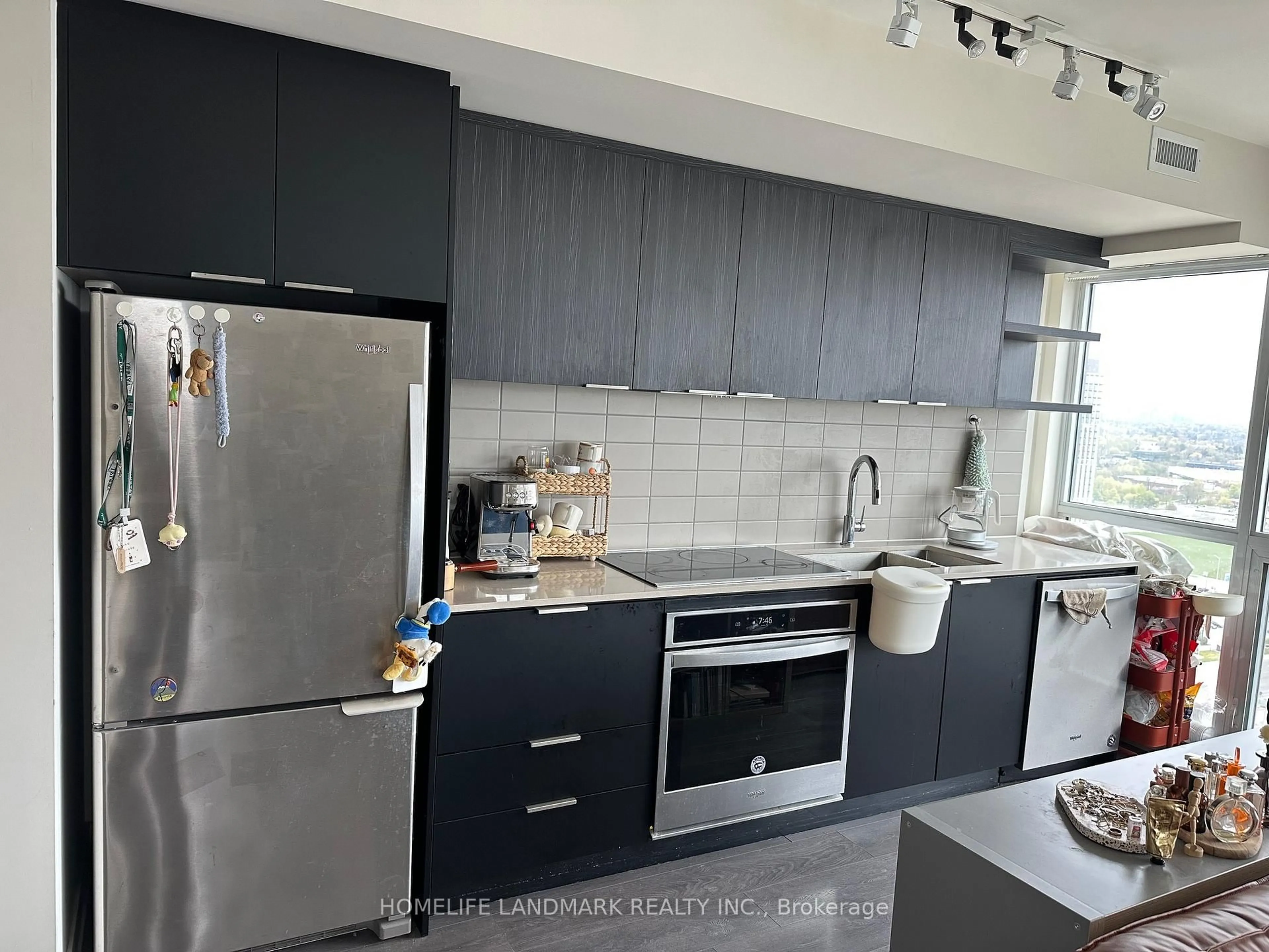 Standard kitchen, unknown for 6 Sonic Way #2604, Toronto Ontario M3C 0P1