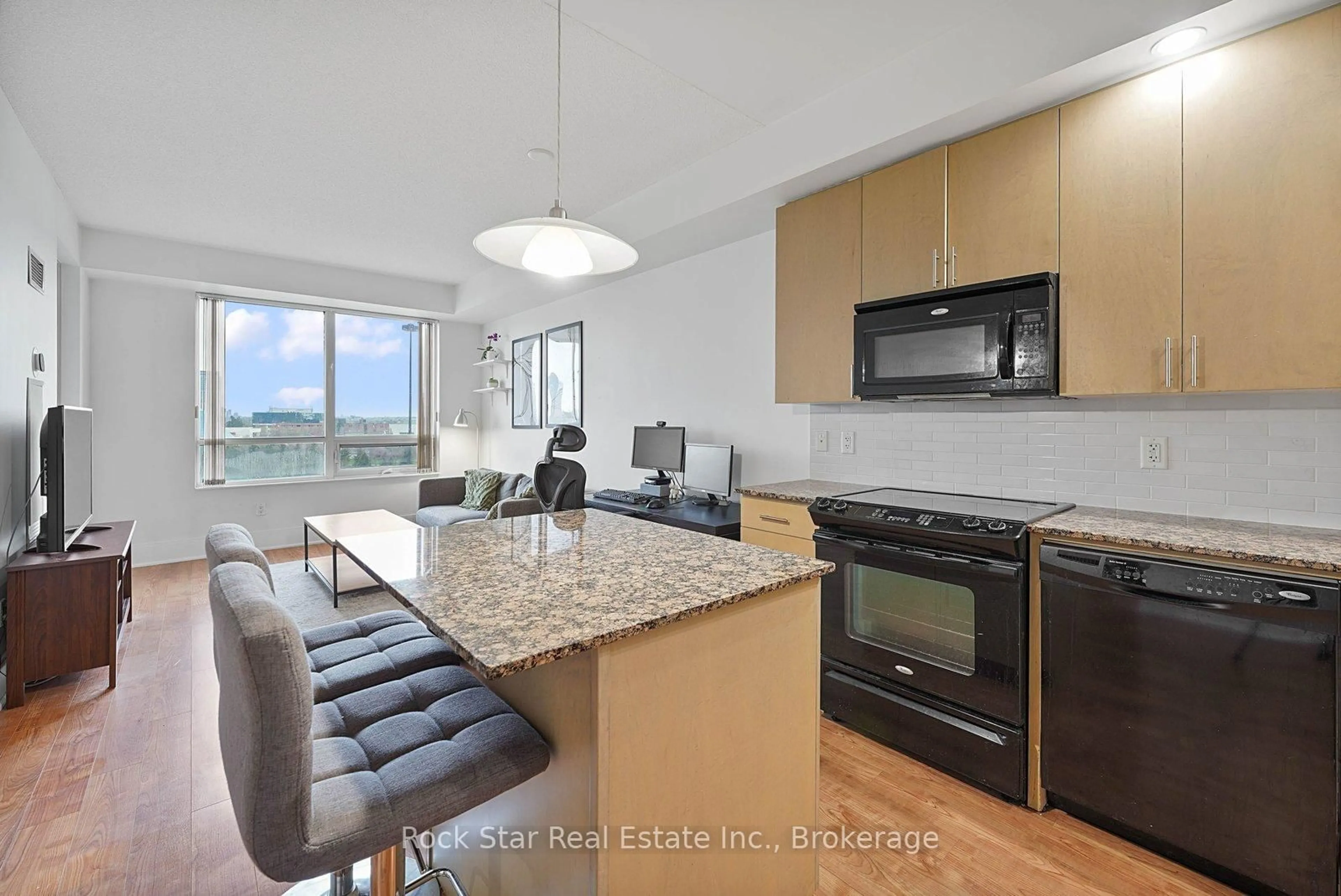Open concept kitchen, unknown for 181 Wynford Dr #706, Toronto Ontario M3C 0C6