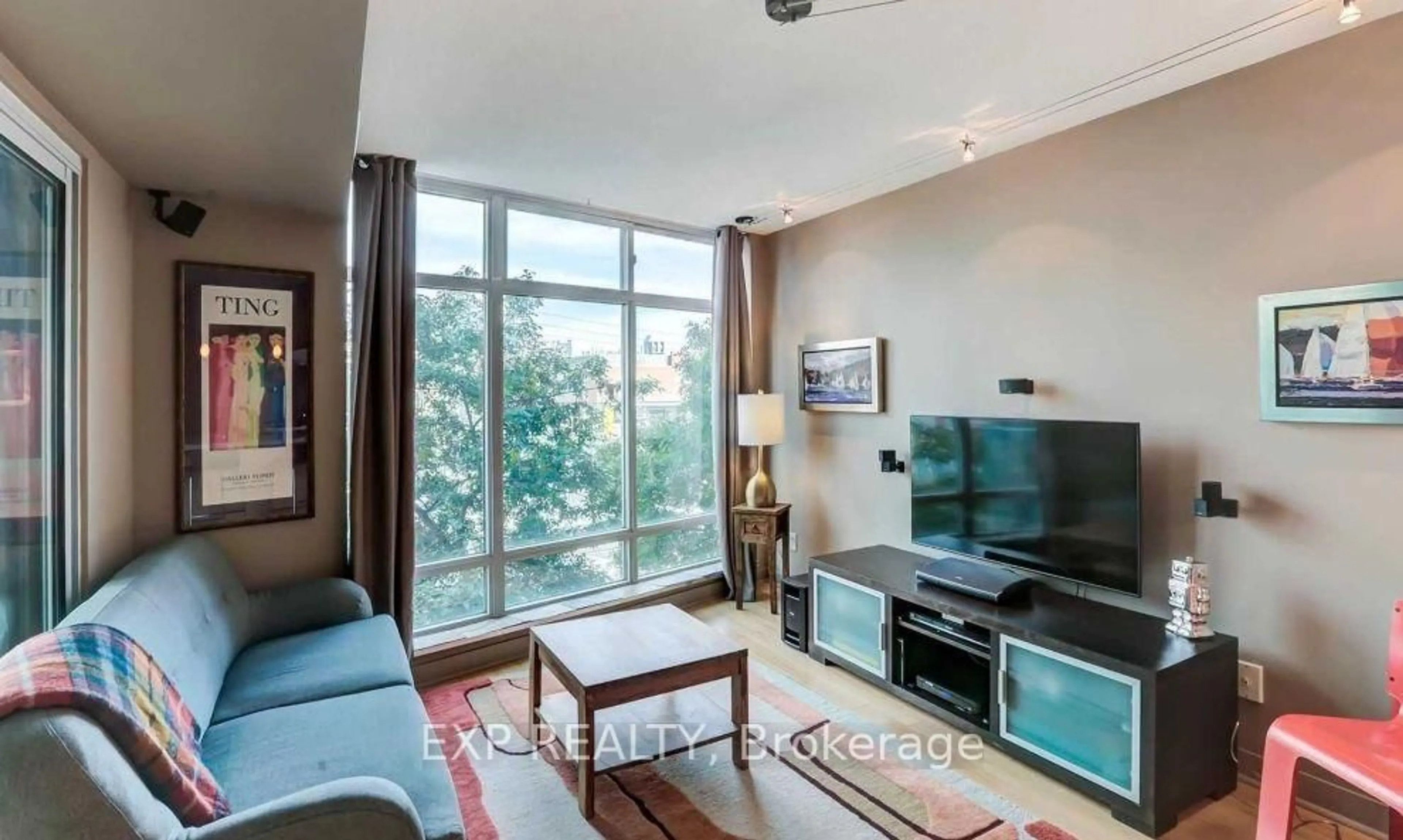 Living room with furniture, unknown for 650 Queens Quay #306, Toronto Ontario M5V 3N2