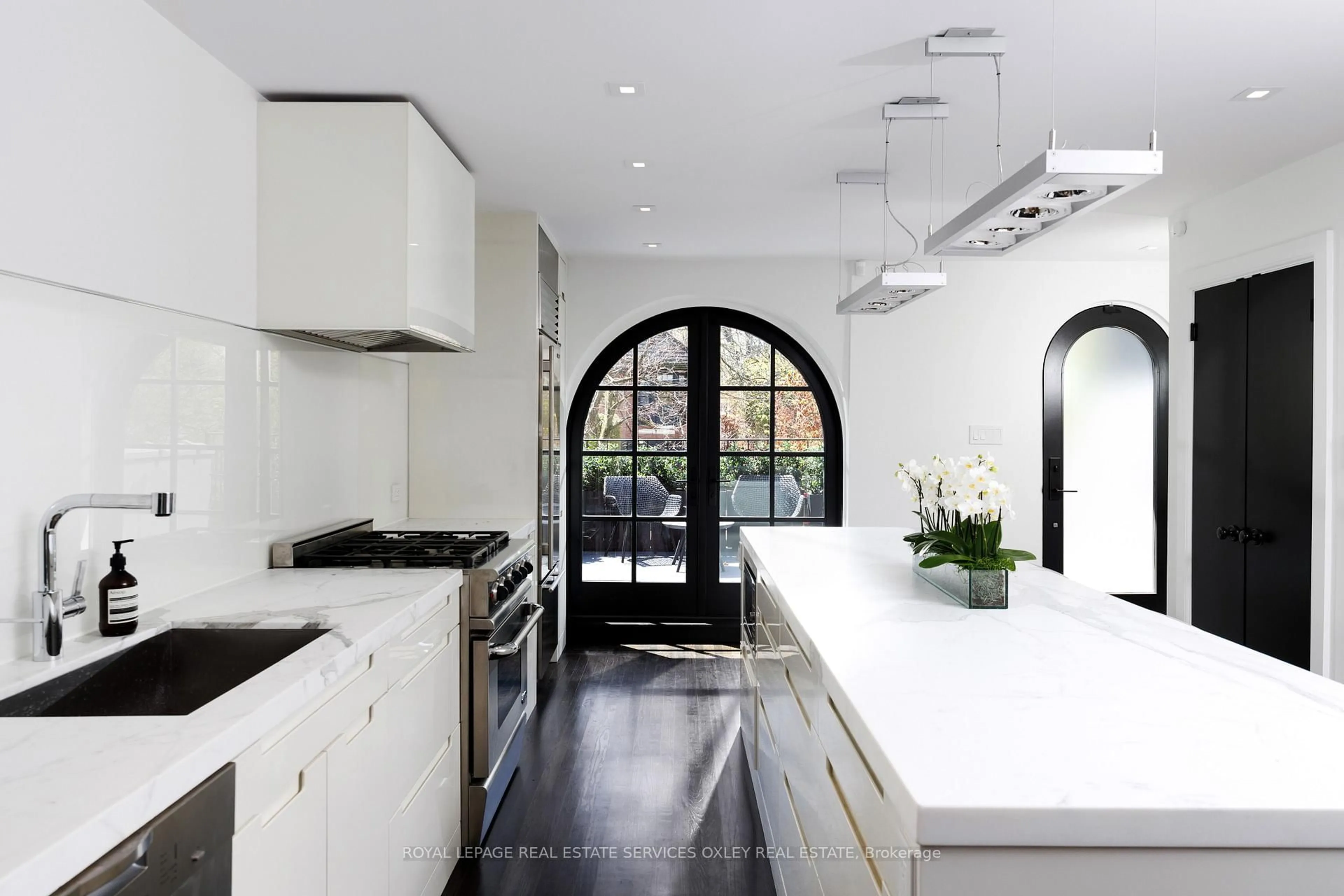Contemporary kitchen, ceramic/tile floor for 42 Rowanwood Ave, Toronto Ontario M4W 1Y7
