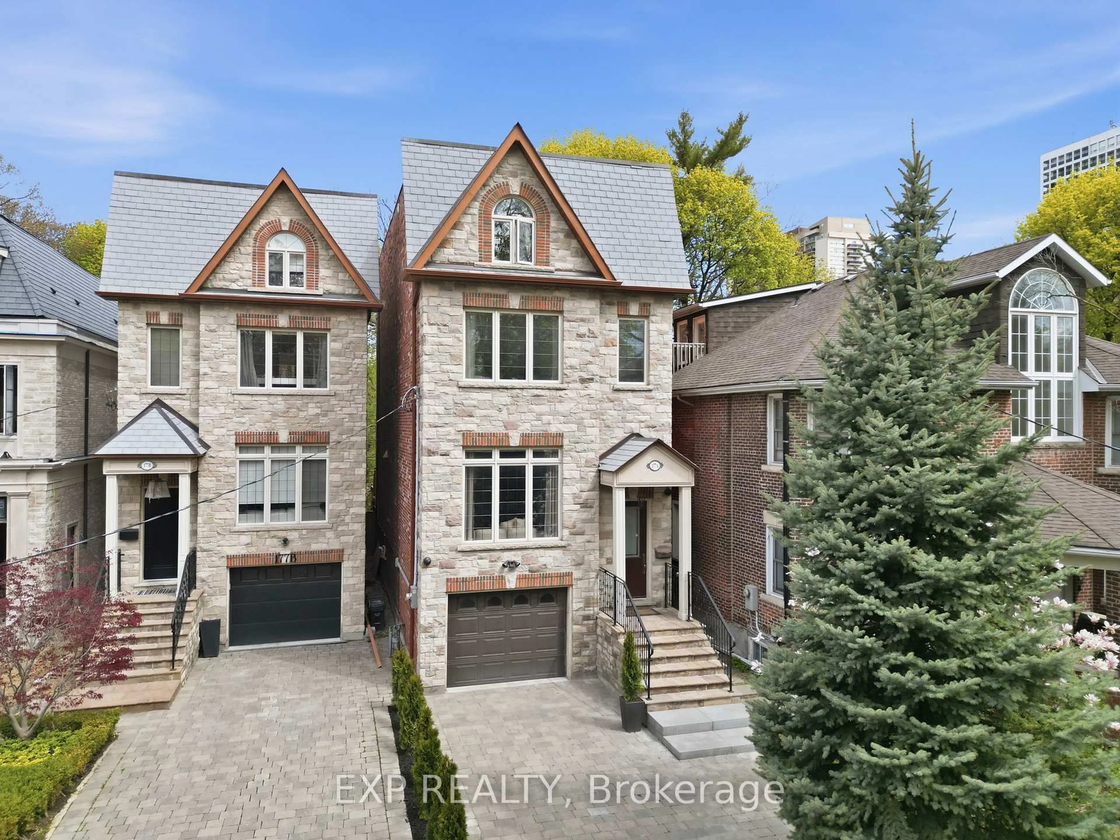 Home with brick exterior material, street for 177A Lyndhurst Ave, Toronto Ontario M5R 3A1
