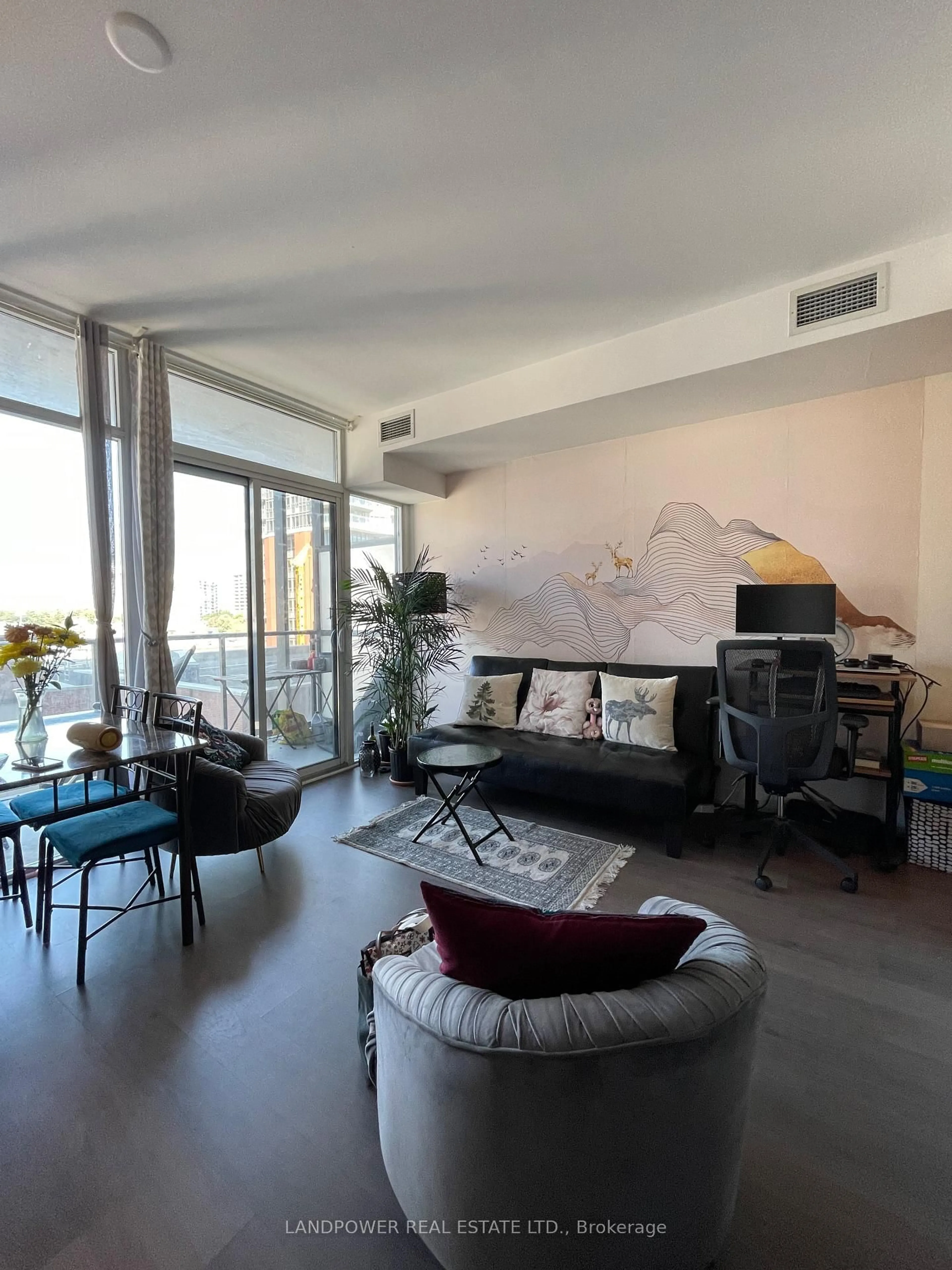 Living room with furniture, unknown for 105 George St #514, Toronto Ontario M5A 0L4