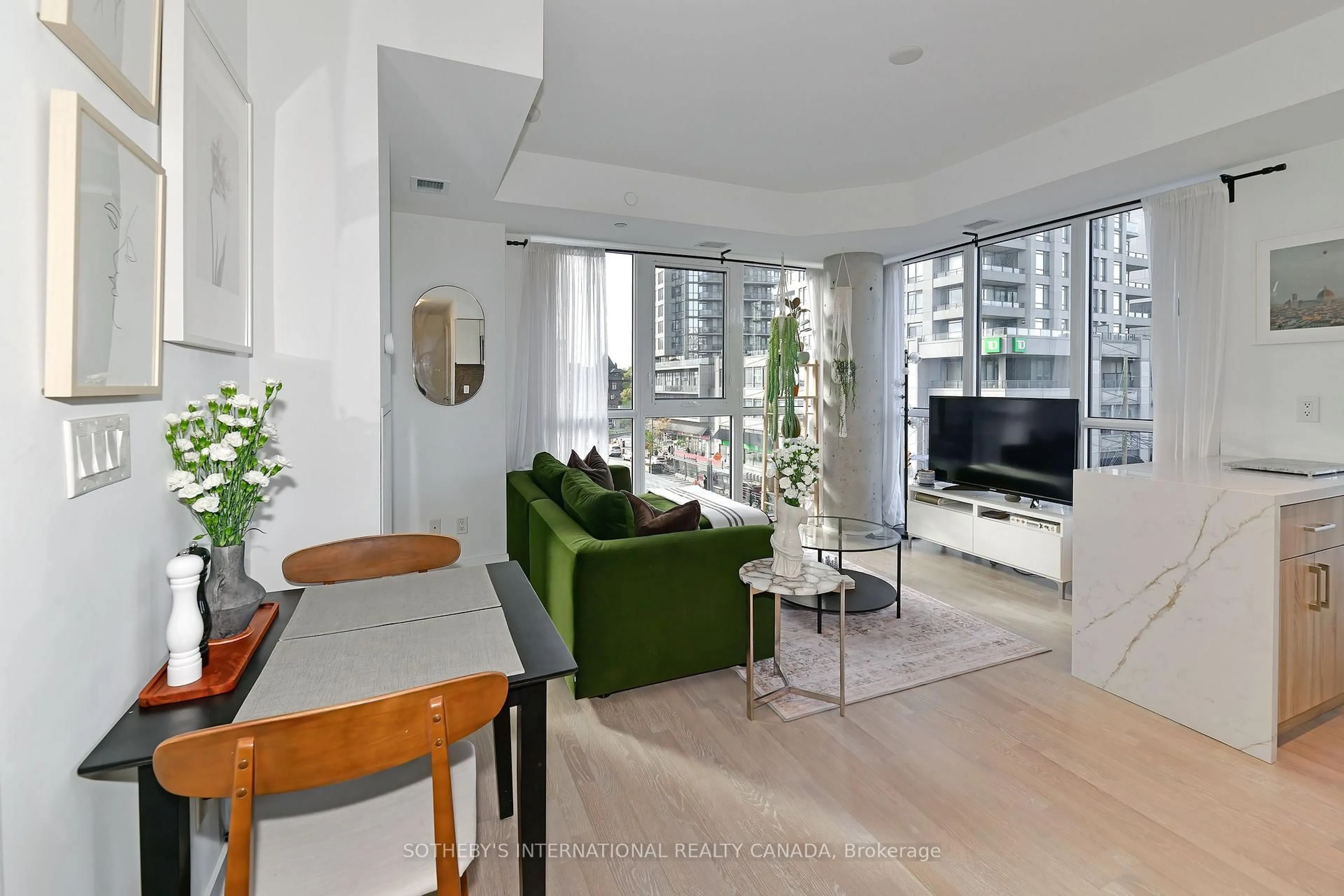 Living room with furniture, unknown for 501 St Clair Ave #326, Toronto Ontario M5P 0A2