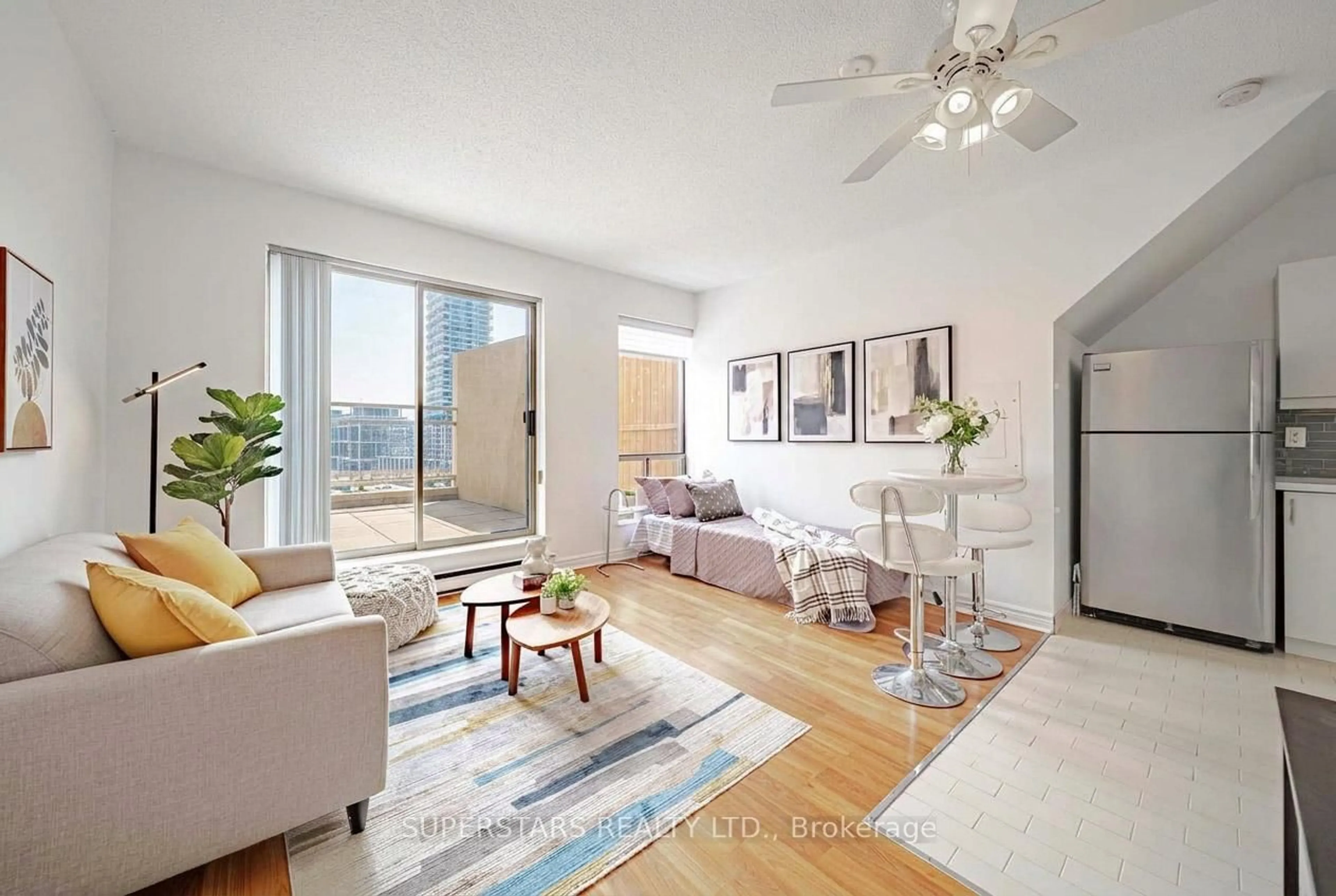 Living room with furniture, unknown for 65 Scadding Ave #PH16, Toronto Ontario M5A 4L1