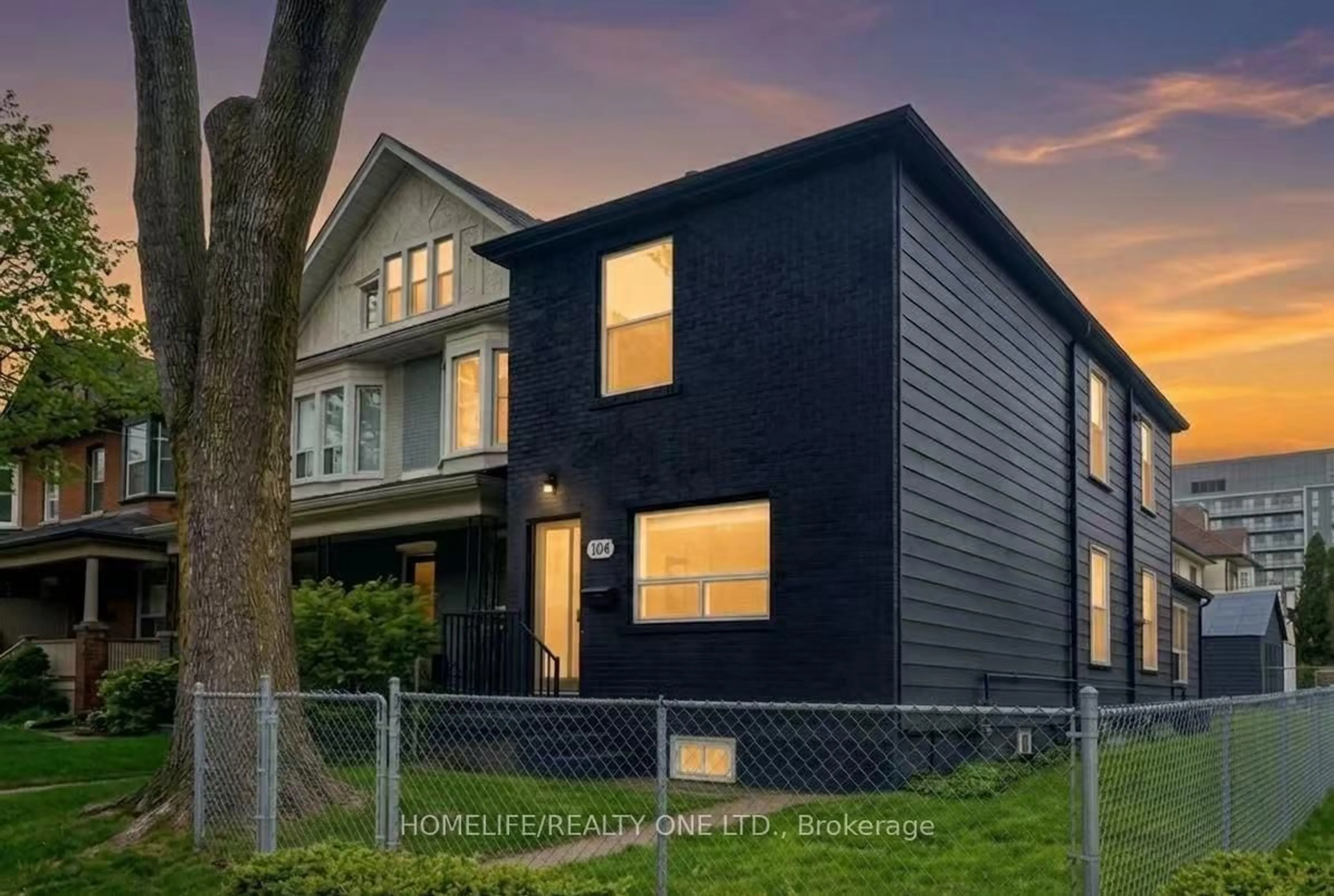 Home with vinyl exterior material, street for 104 Benson Ave, Toronto Ontario M6G 2J1