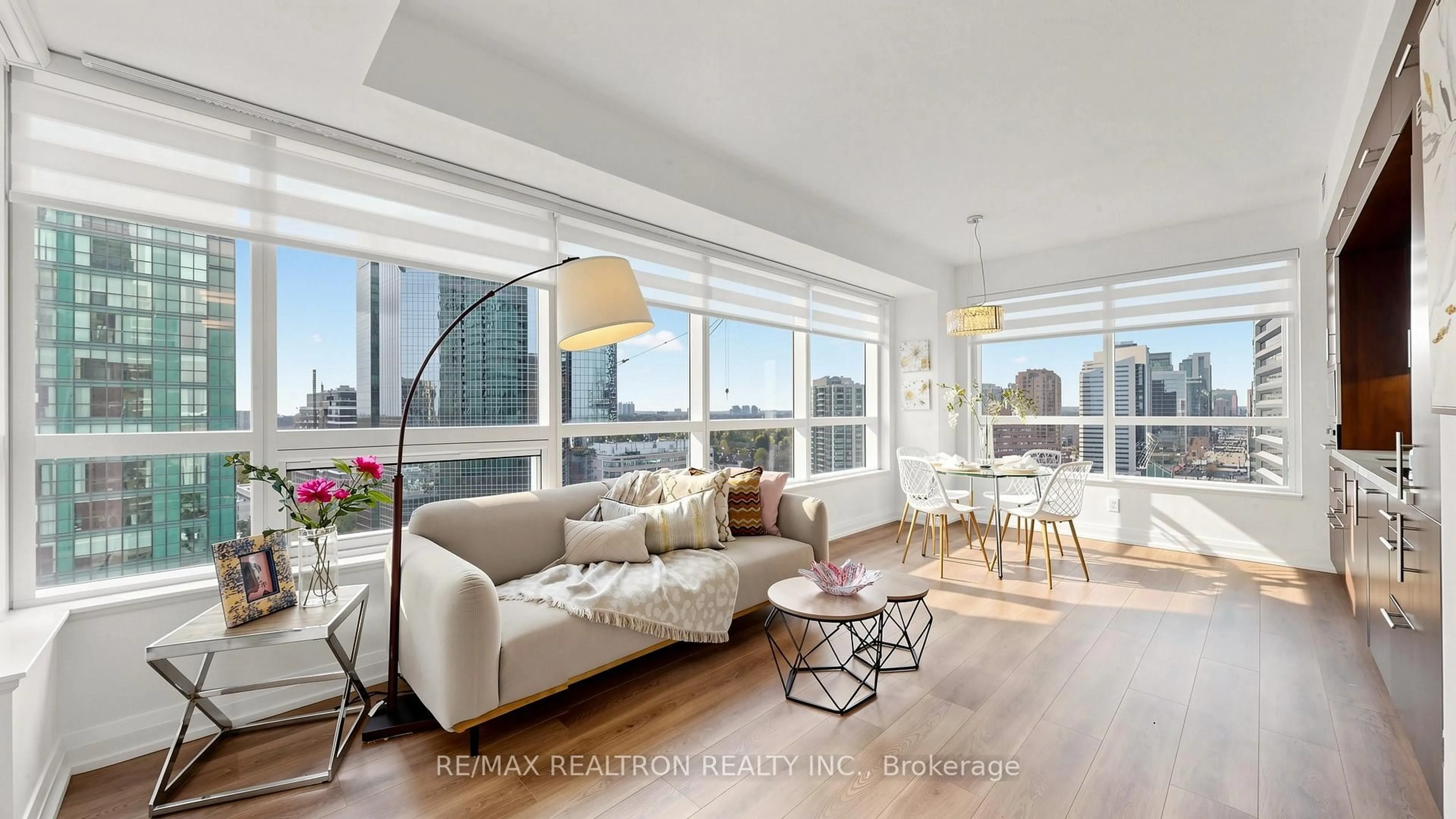 Living room with furniture, unknown for 2 Anndale Dr #1602, Toronto Ontario M2N 0G5