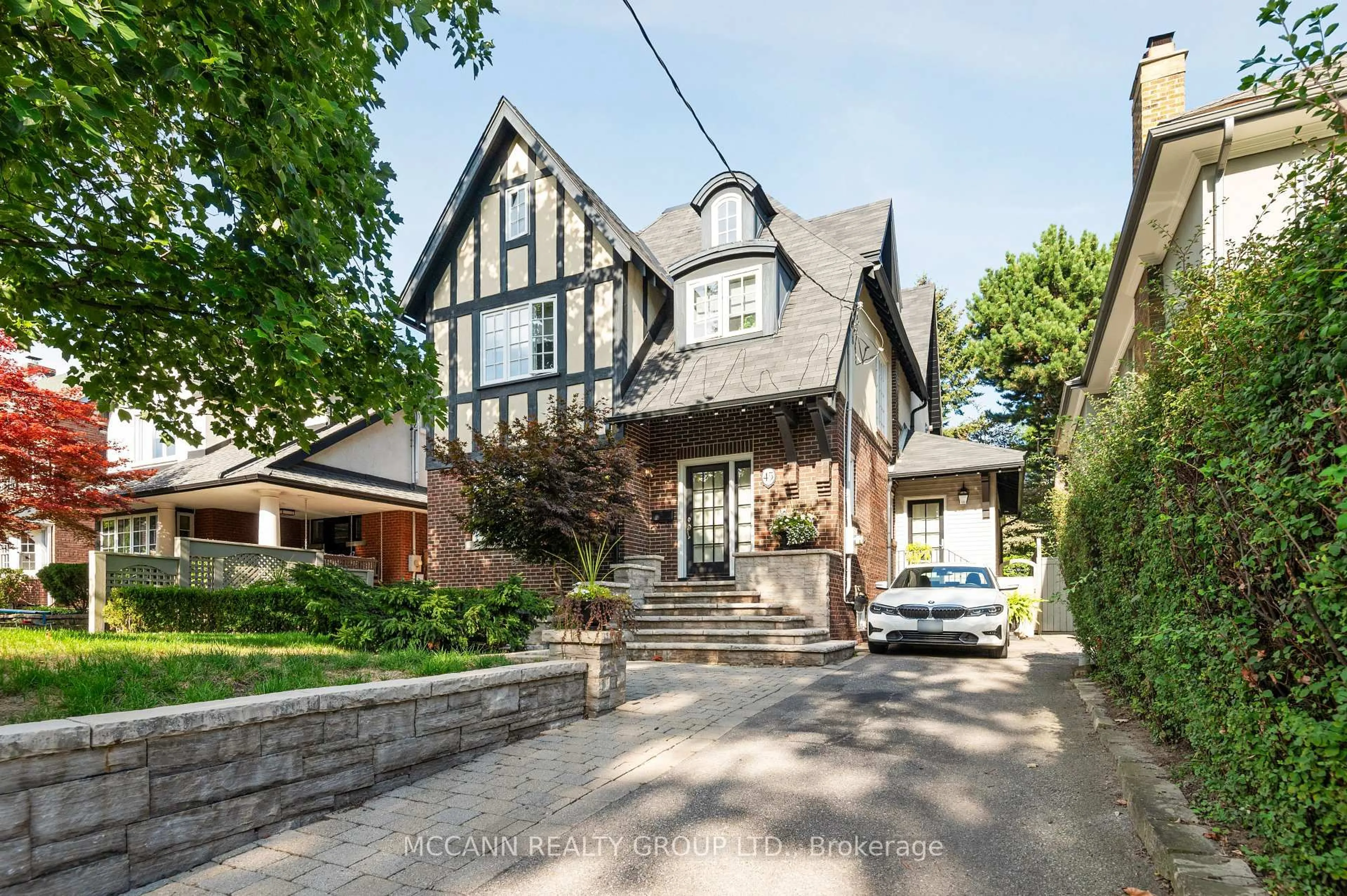 Home with brick exterior material, street for 45 Lascelles Blvd, Toronto Ontario M5P 2C9
