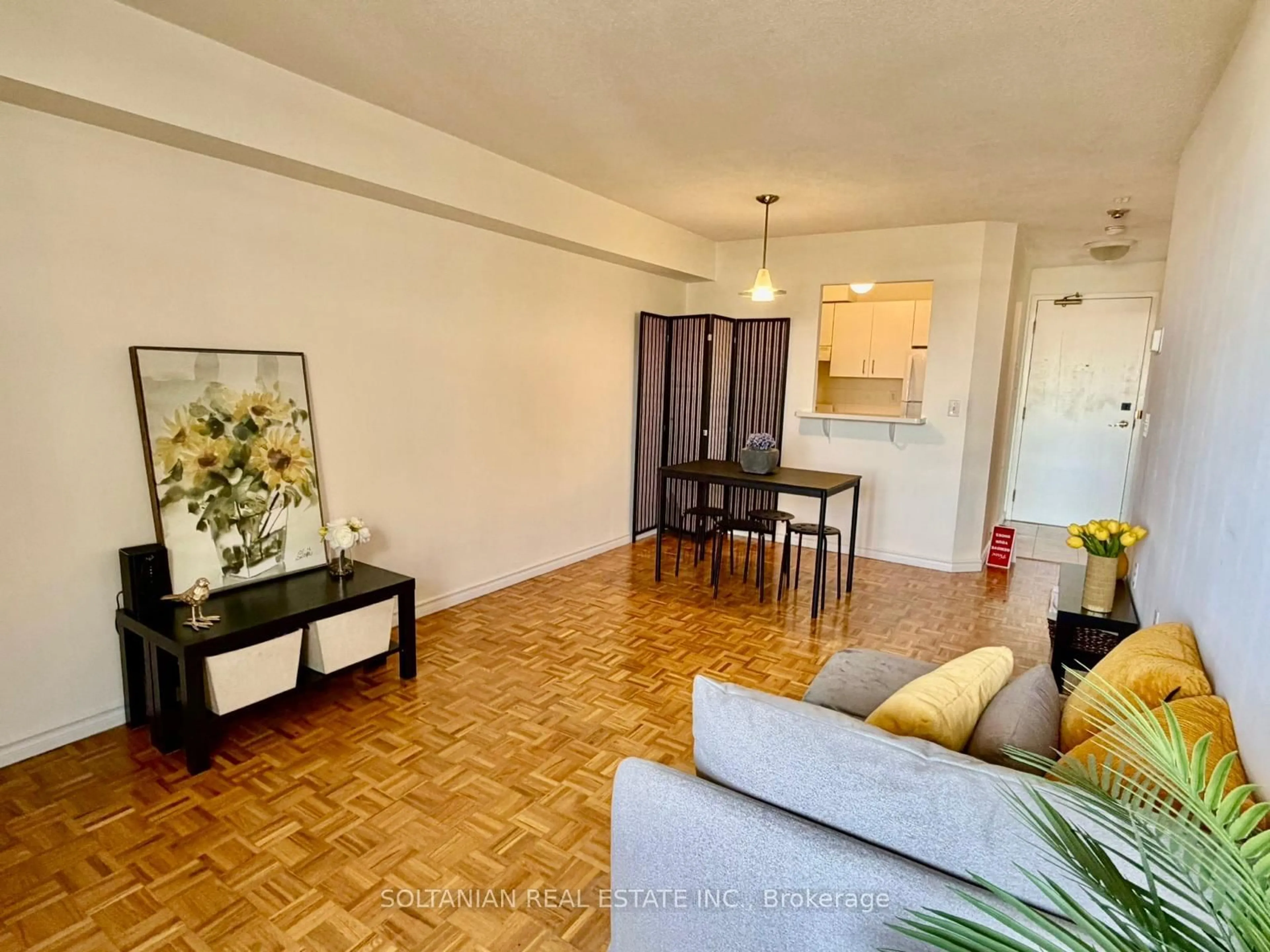 Living room with furniture, unknown for 555 Wilson Hts Blvd #402, Toronto Ontario M3H 6B5