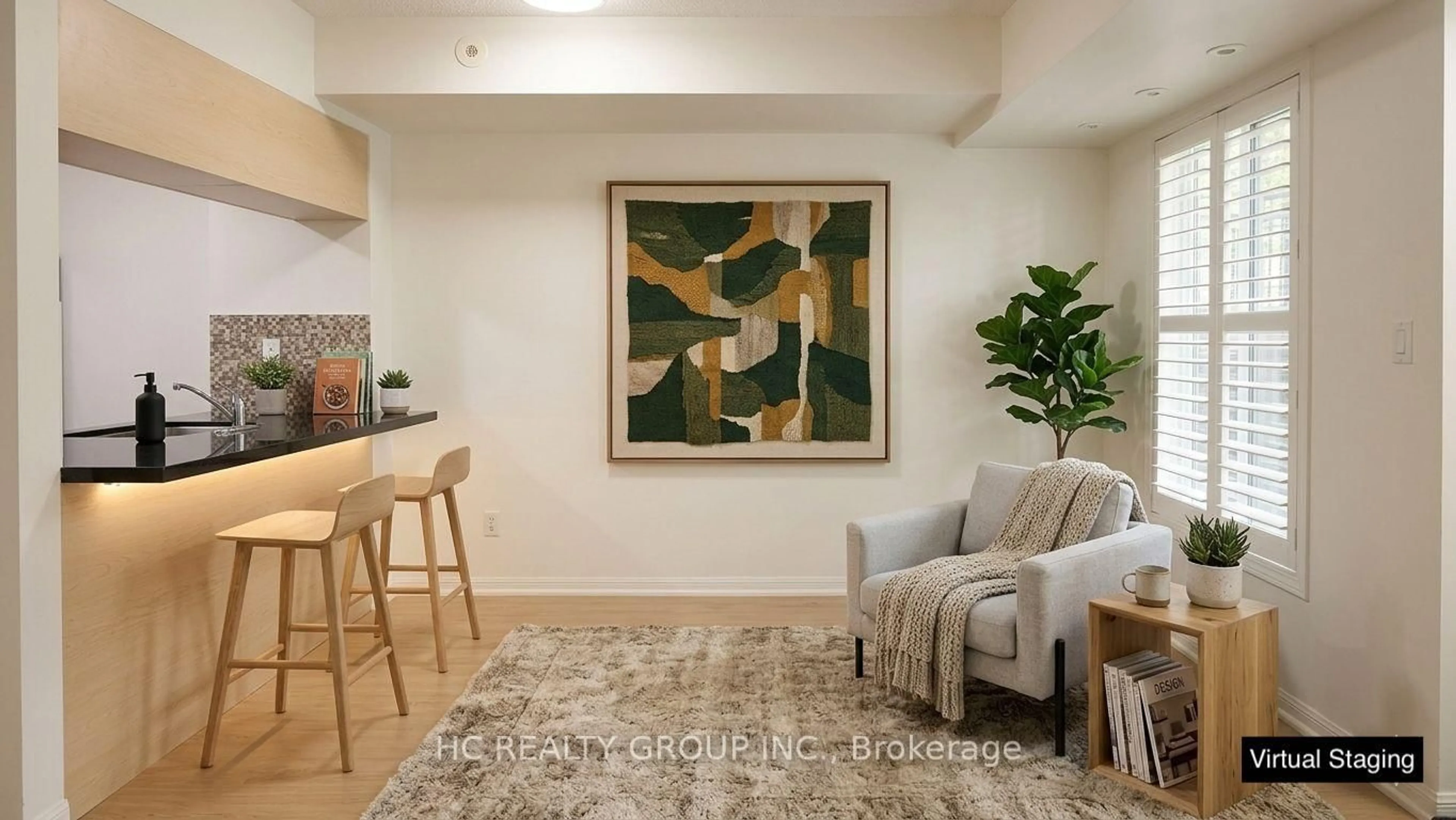 Living room with furniture, unknown for 3 Everson Dr #530, Toronto Ontario M2N 7C2