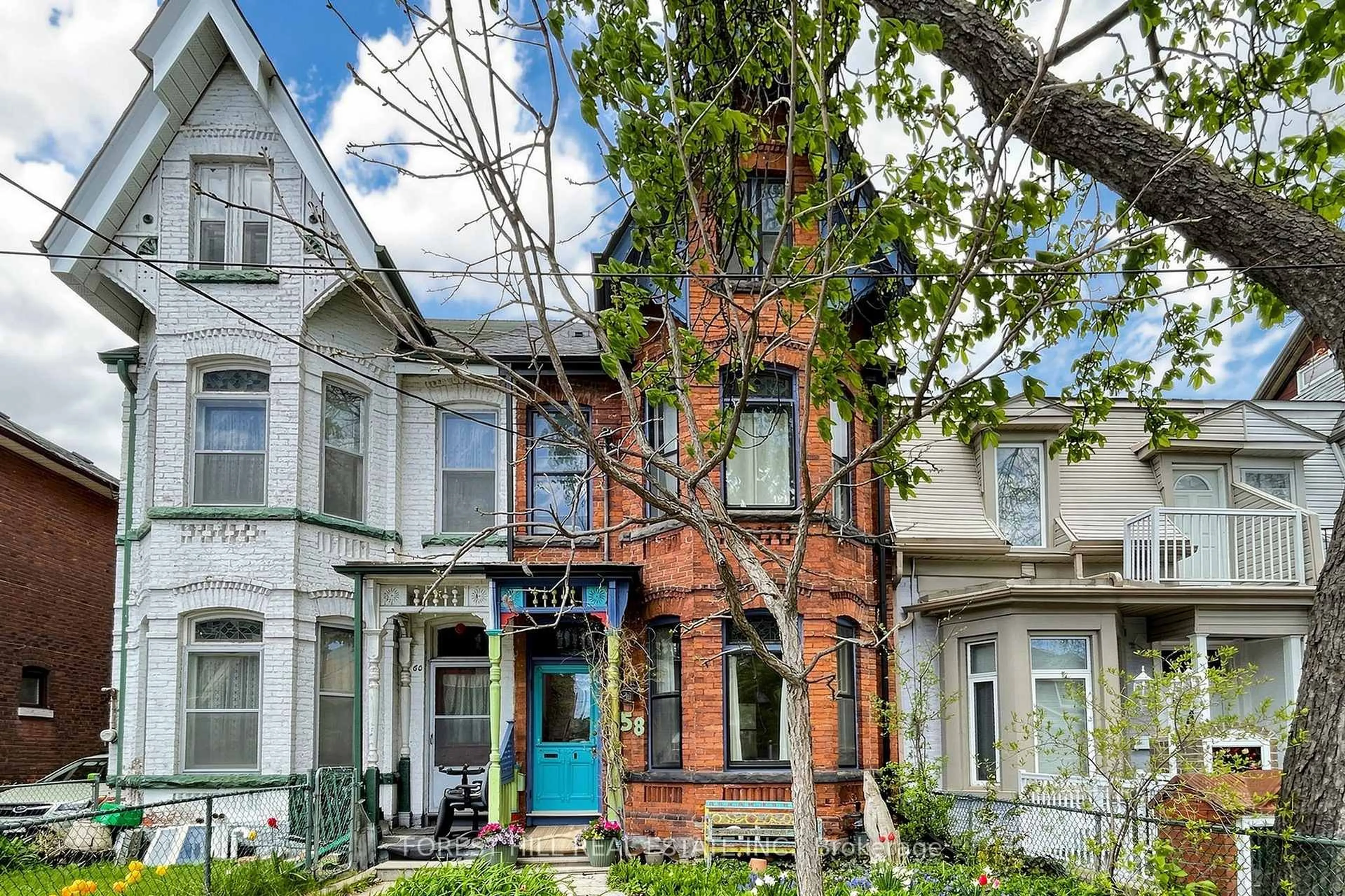 Home with brick exterior material, street for 58 Nassau St, Toronto Ontario M5T 1M2