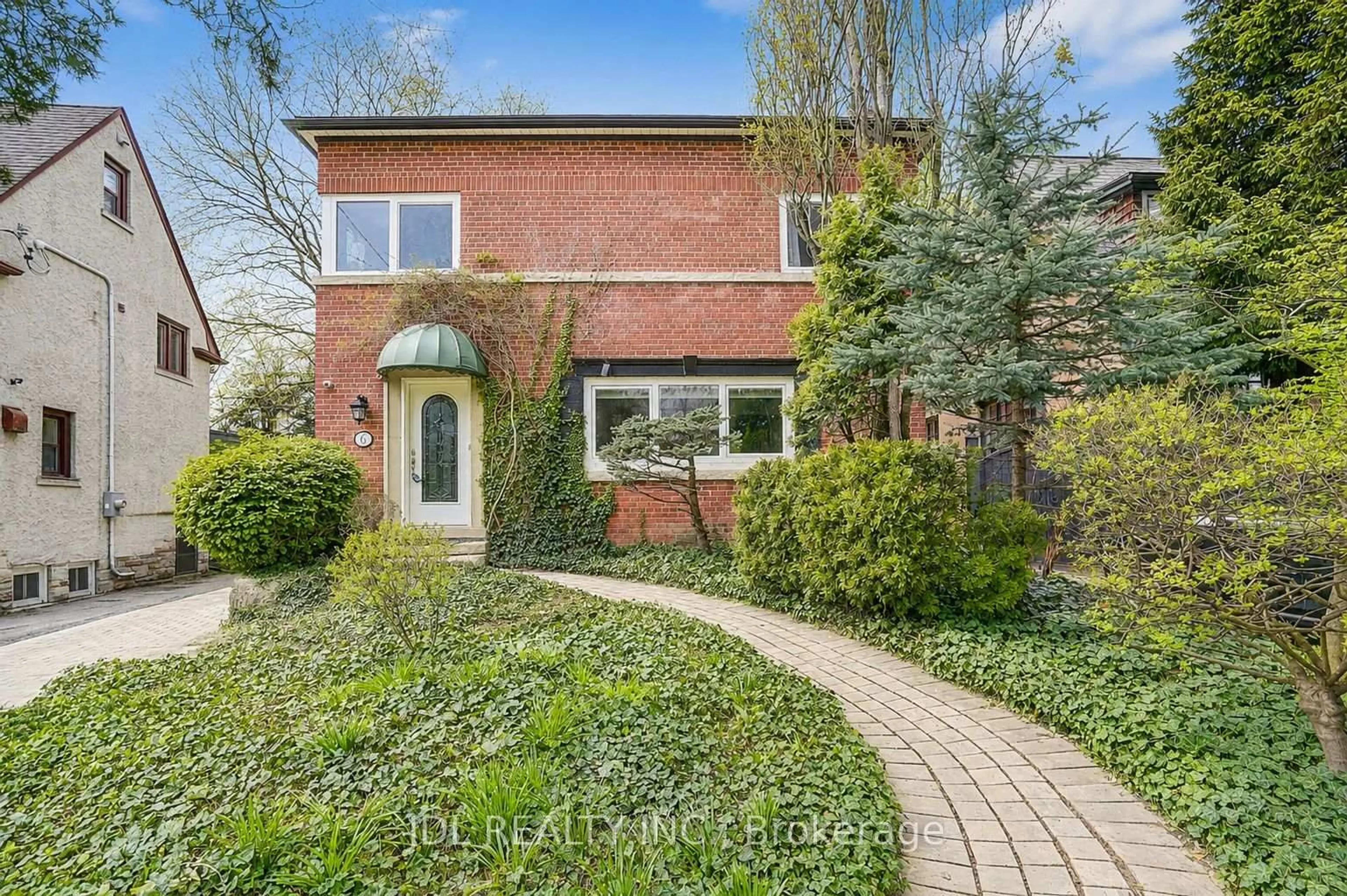 Home with brick exterior material, street for 6 Nesbitt Dr, Toronto Ontario M4W 2G3