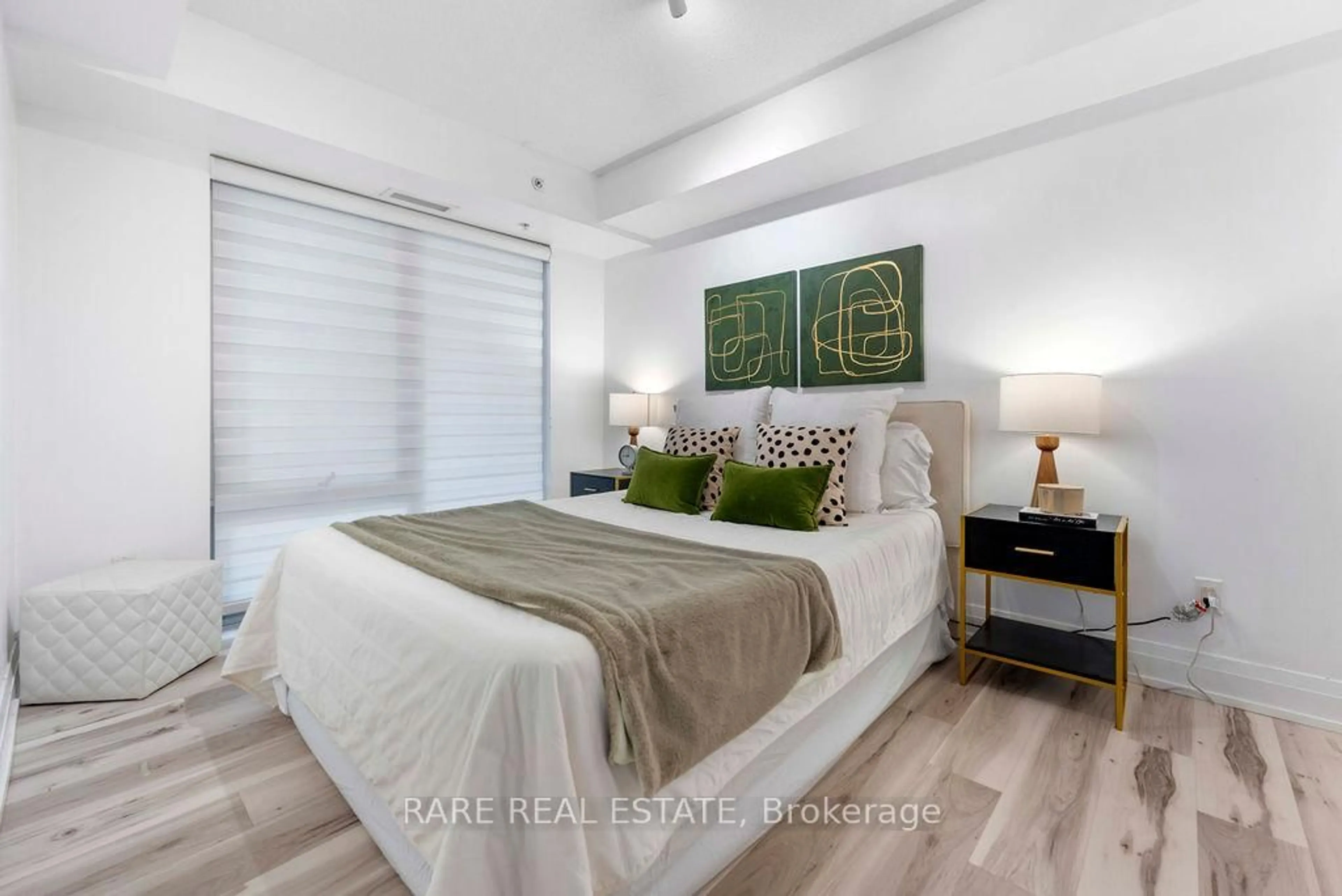 Bedroom with bed, unknown for 555 WILSON Ave #E112, Toronto Ontario M3H 0C5