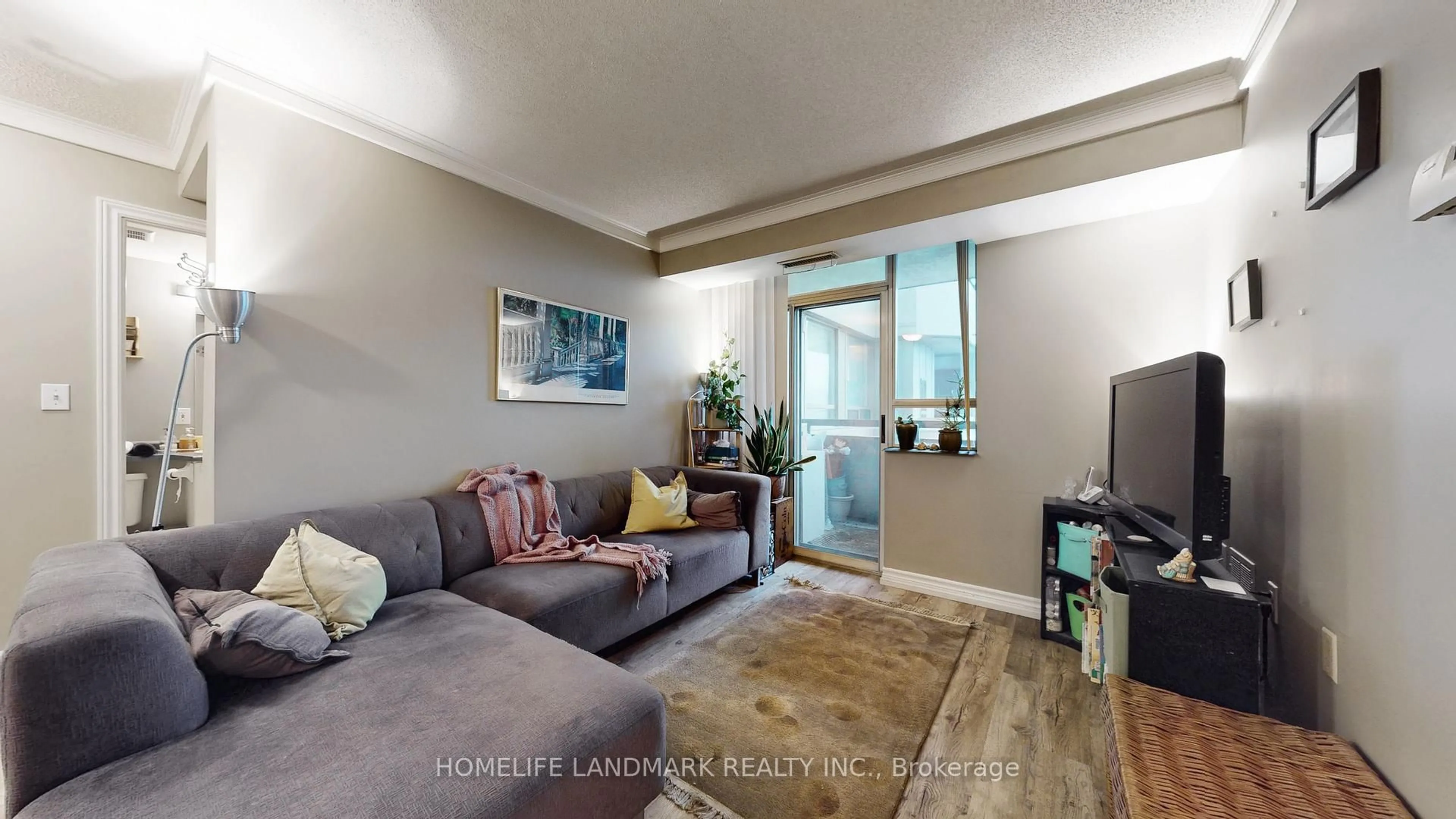 Living room with furniture, unknown for 555 Wilson Heights Blvd #301, Toronto Ontario M3H 6B5