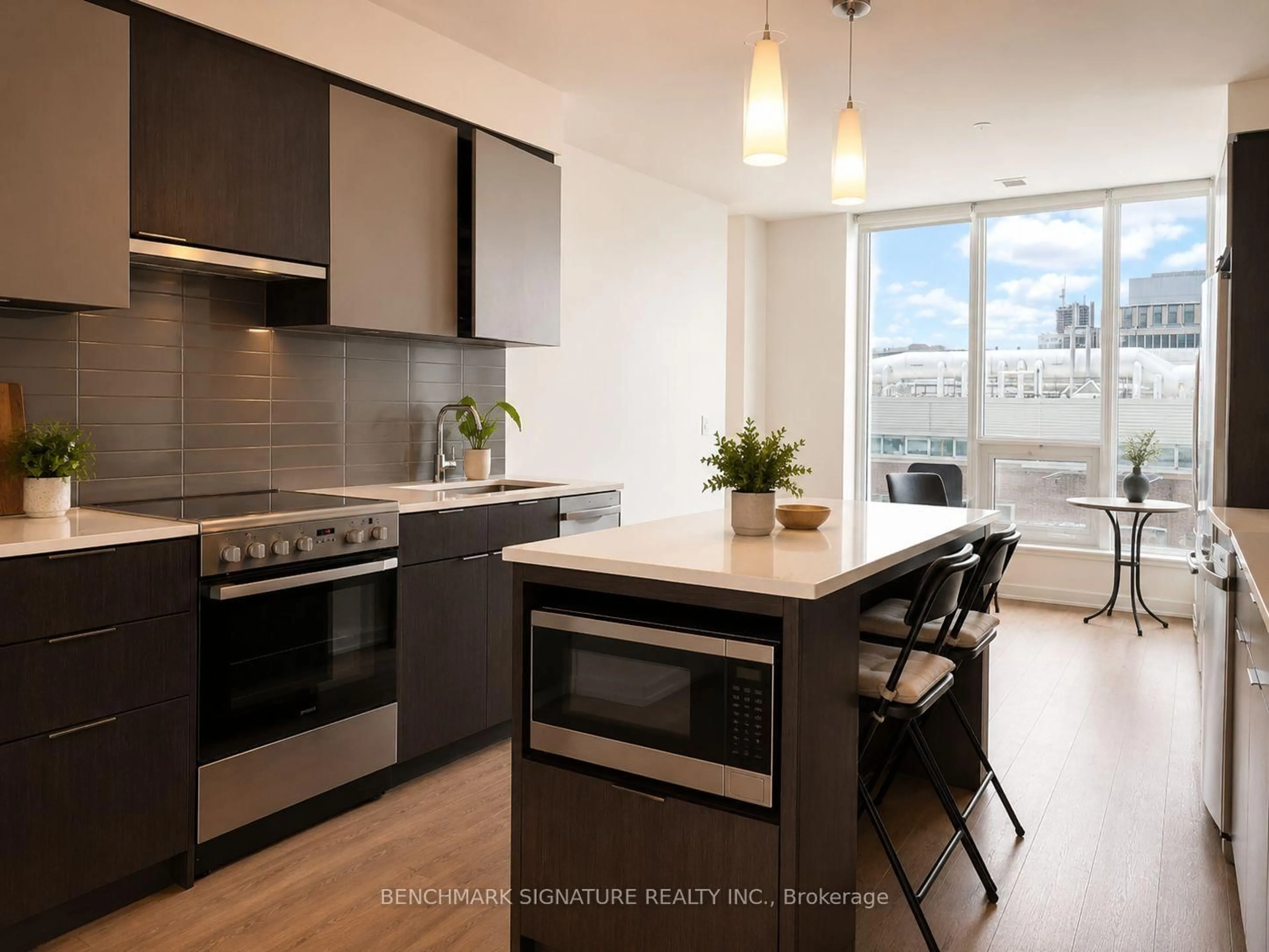 Open concept kitchen, unknown for 203 College St #606, Toronto Ontario M5T 0C8